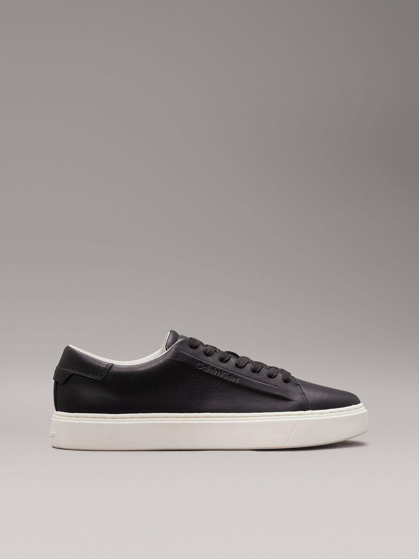 Zapatillas Low Top Lace Up Lth Negro Calvin Klein-4
