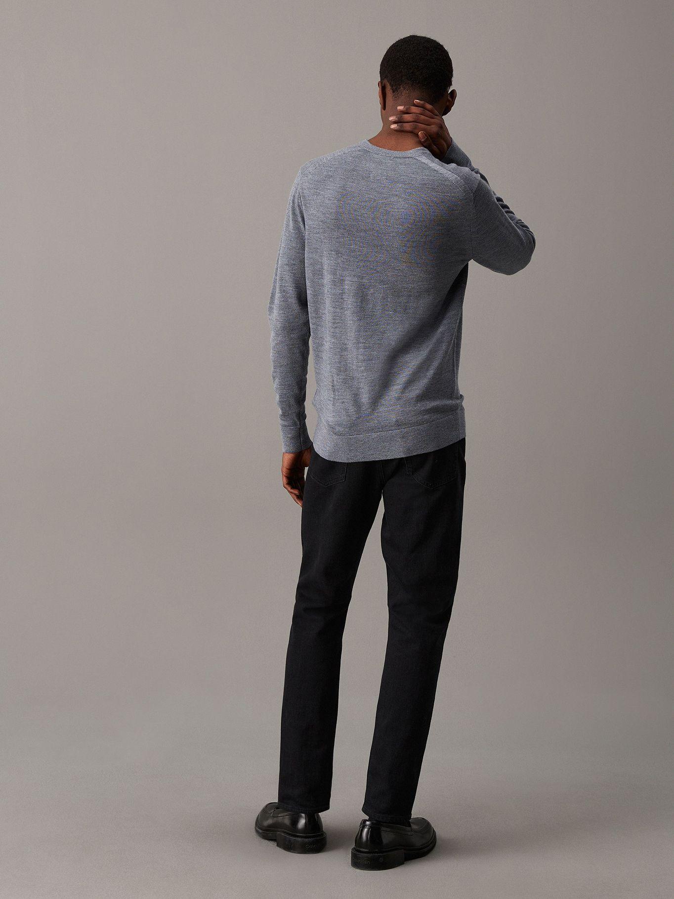 Suéter Wool Vneck  Gris Calvin Klein-2