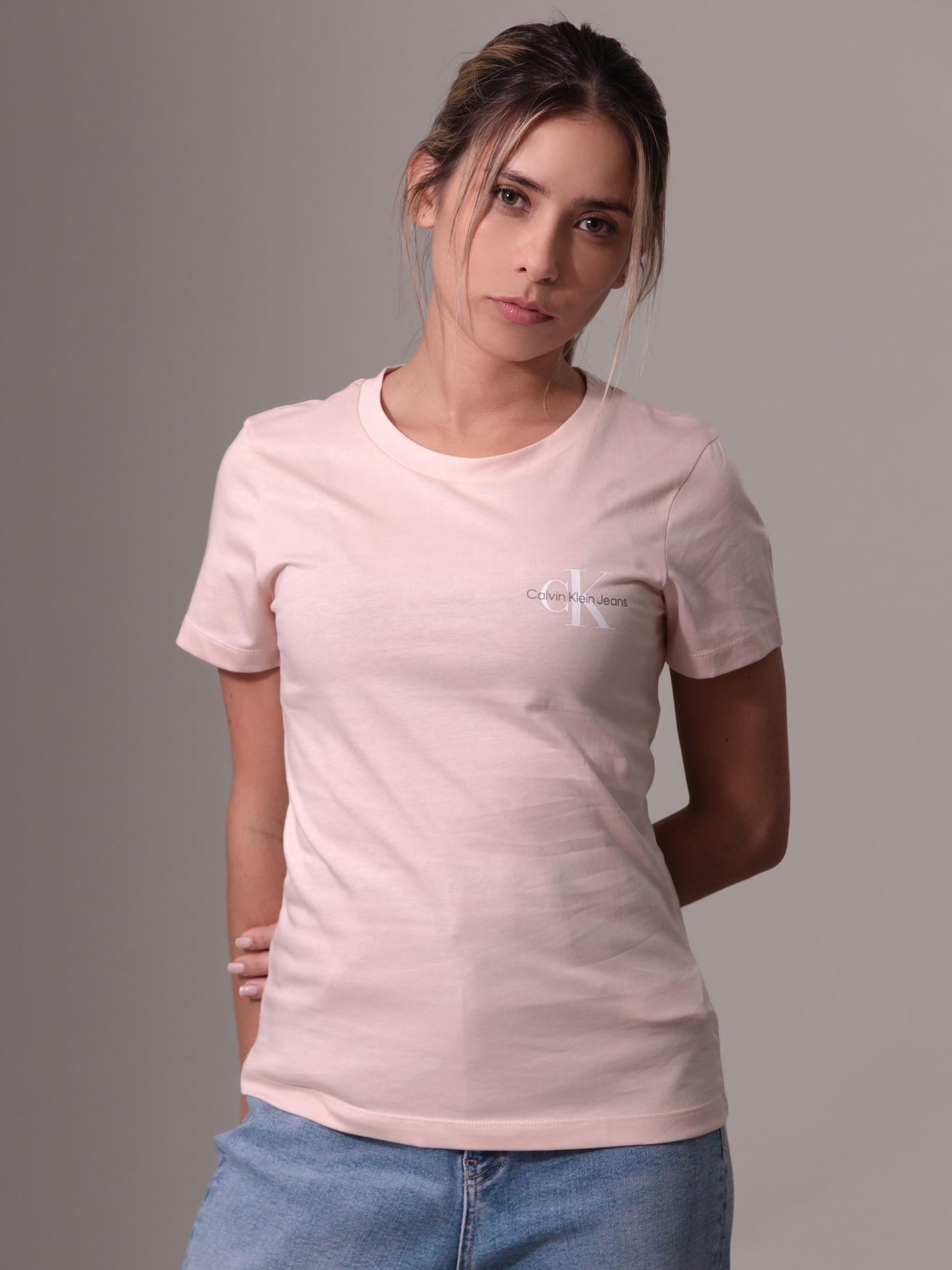 Pack 2 Poleras Monologo-Slim Multicolor Calvin Klein-1