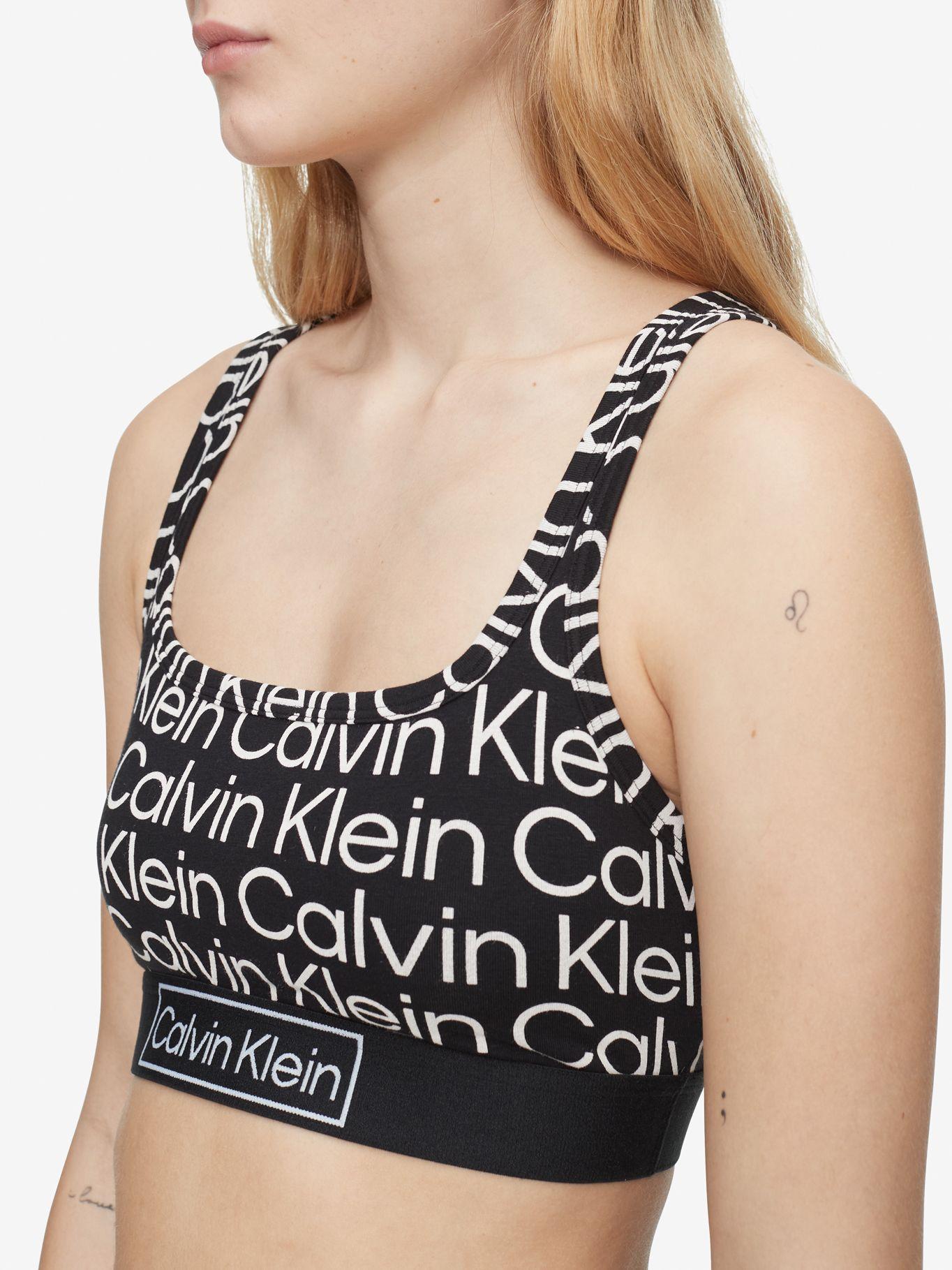 Bralette Reimagined Heritage Negro Calvin Klein-1