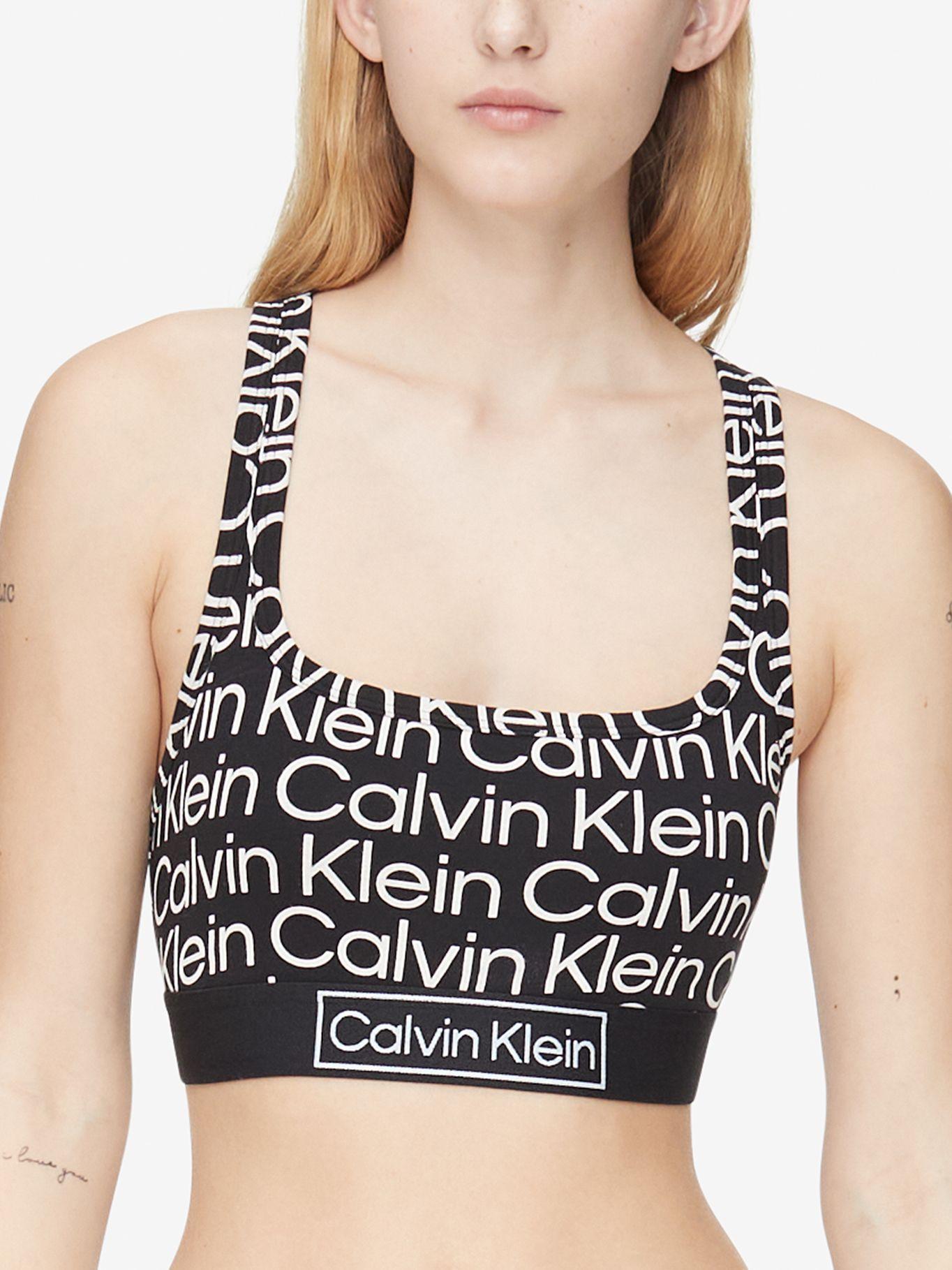 Bralette Reimagined Heritage Negro Calvin Klein-0