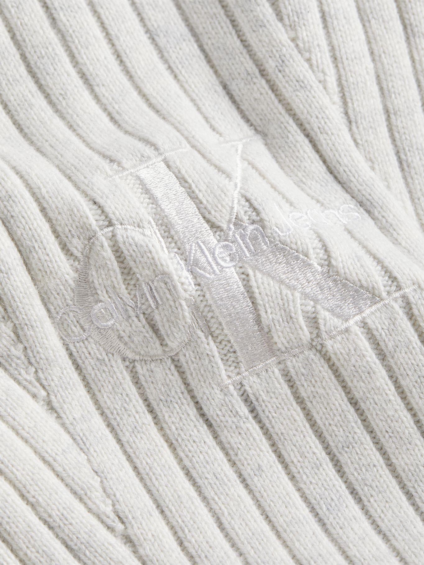 Suéter Monogram Embroidery Blanco Calvin Klein-4