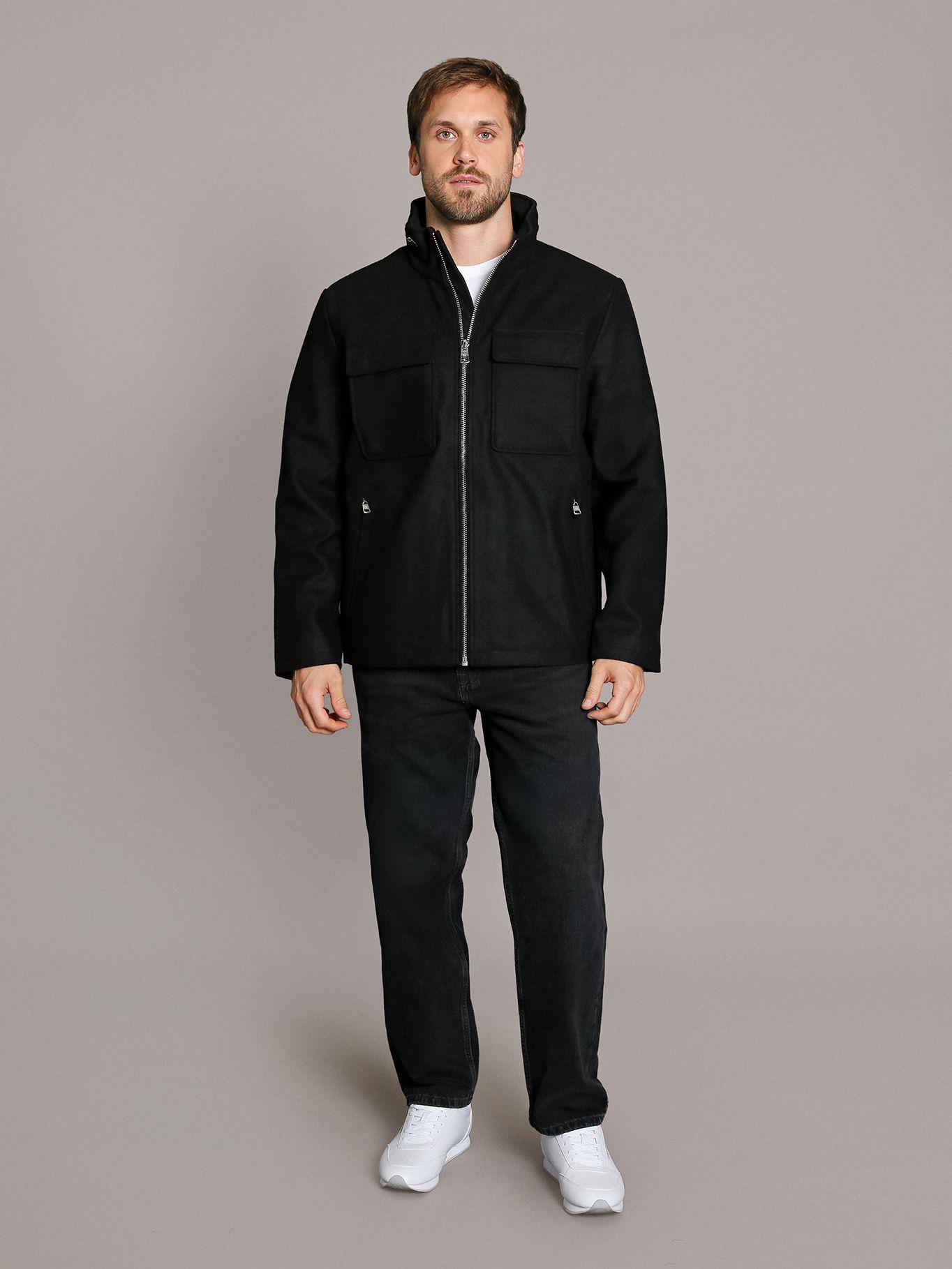 Chaqueta Four Pocket Wool Negro Calvin Klein-1