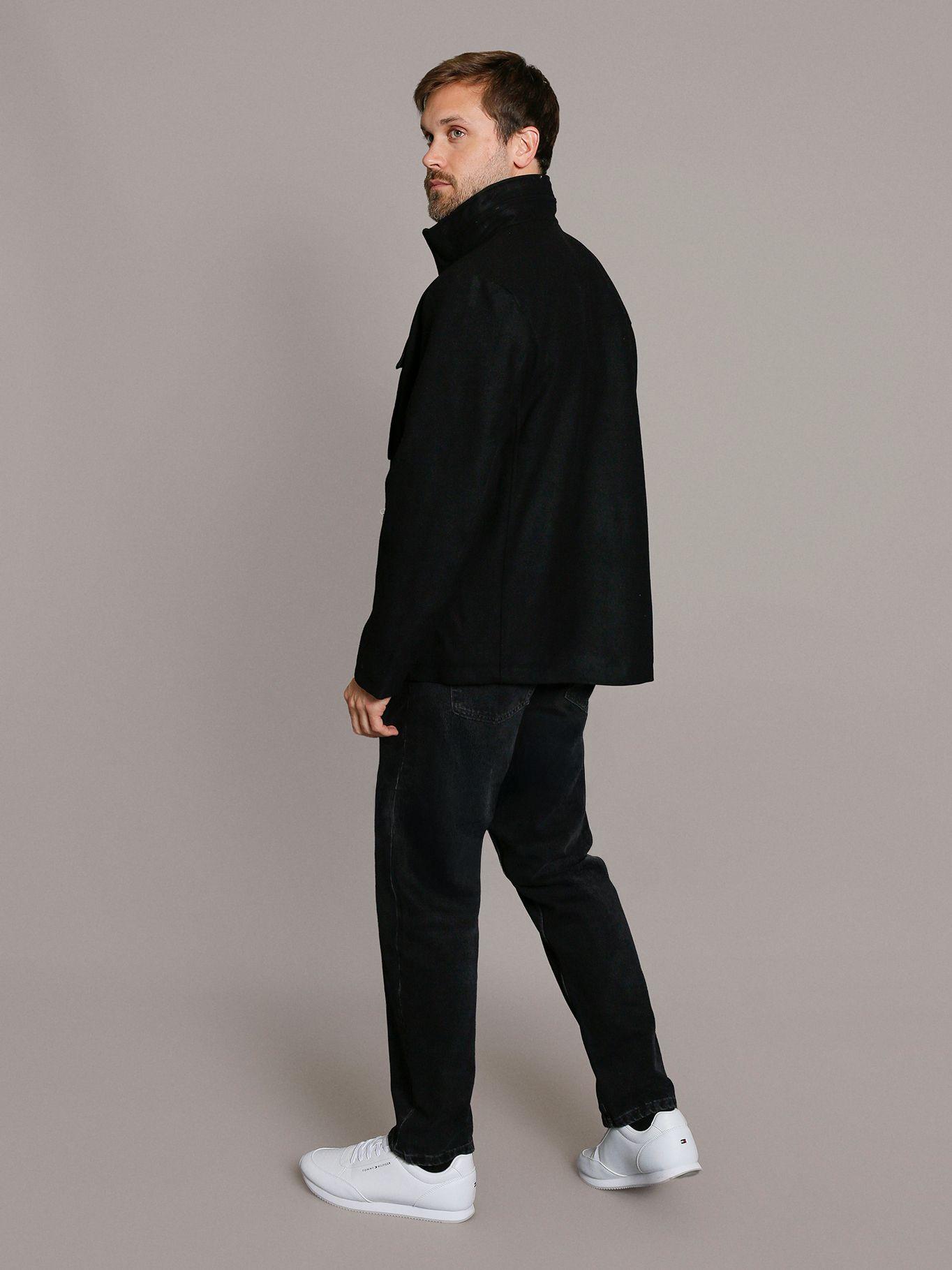 Chaqueta Four Pocket Wool Negro Calvin Klein-2
