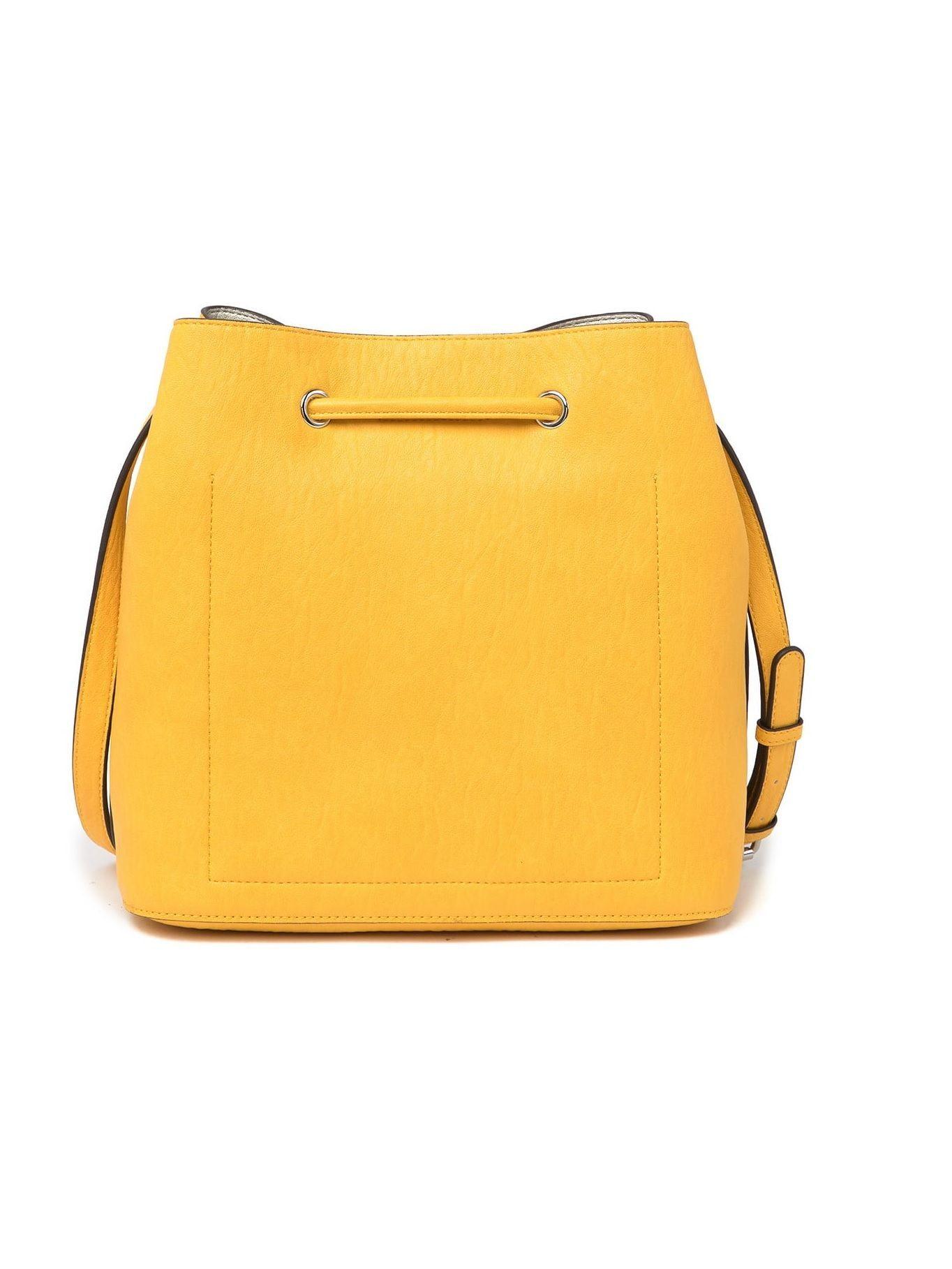Cartera Gabriana Bucket Amarillo Calvin Klein-1