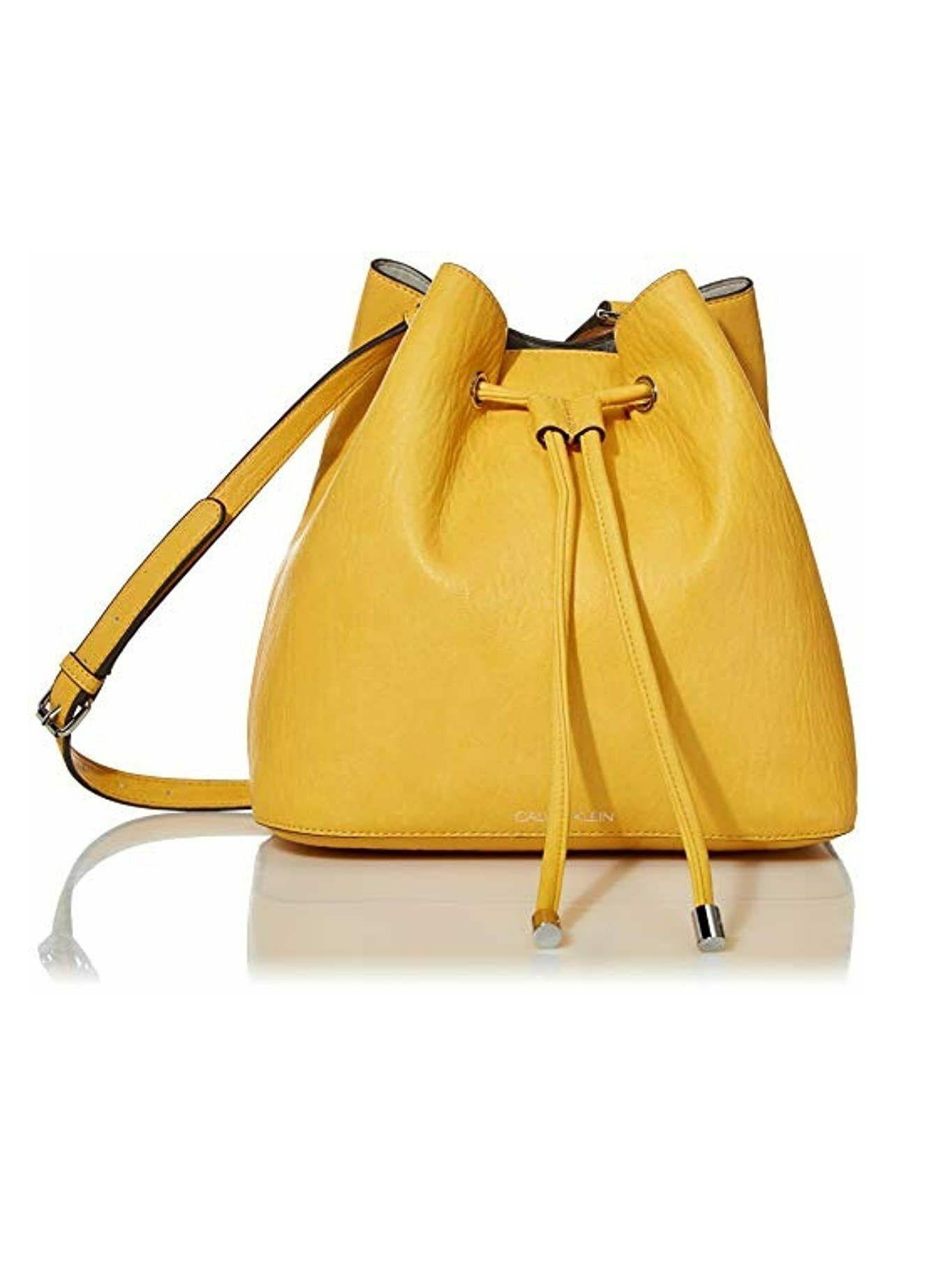 Cartera Gabriana Bucket Amarillo Calvin Klein-0