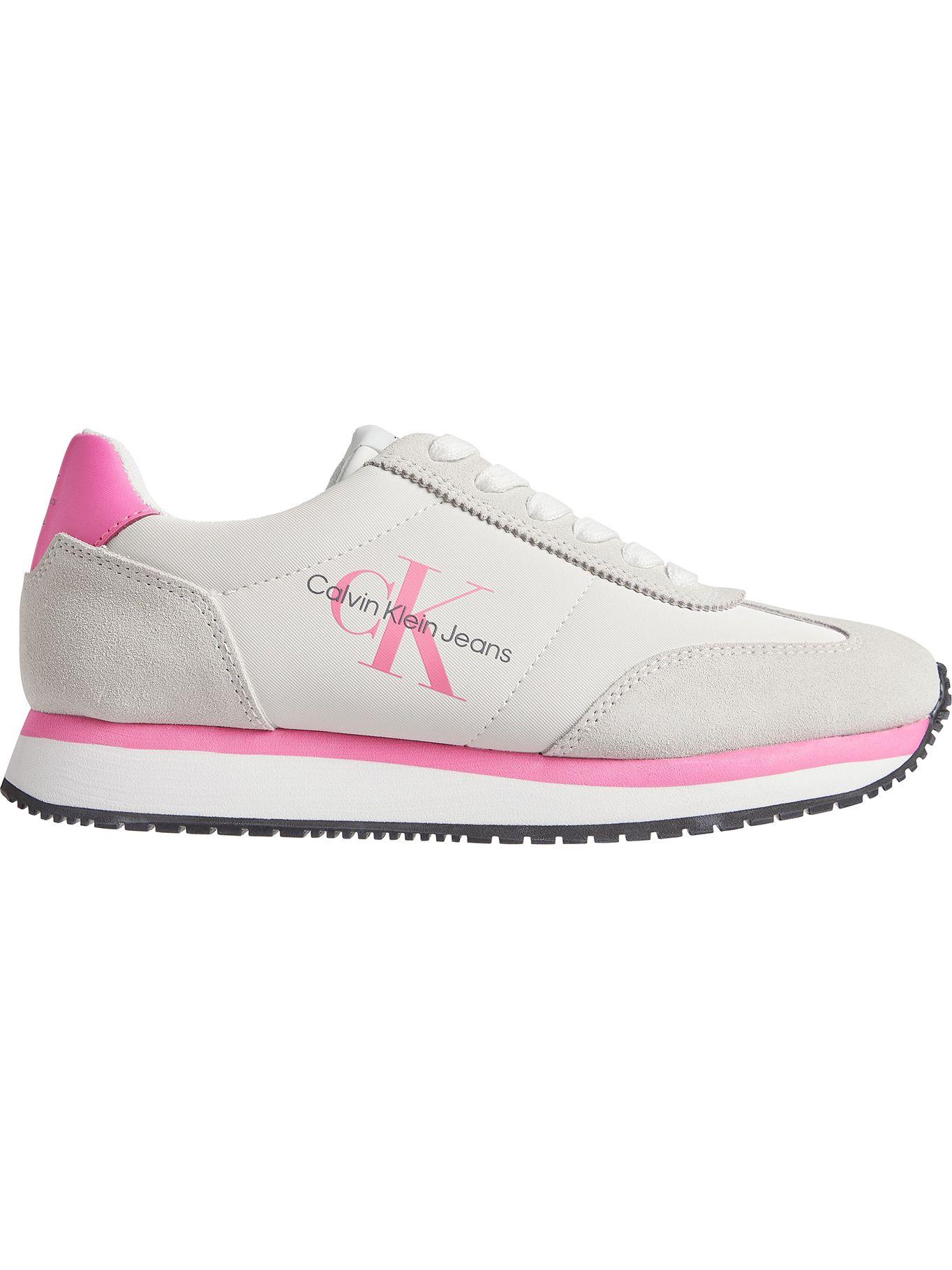 Zapatilla Retro Runner 1 Crema Calvin Klein-4