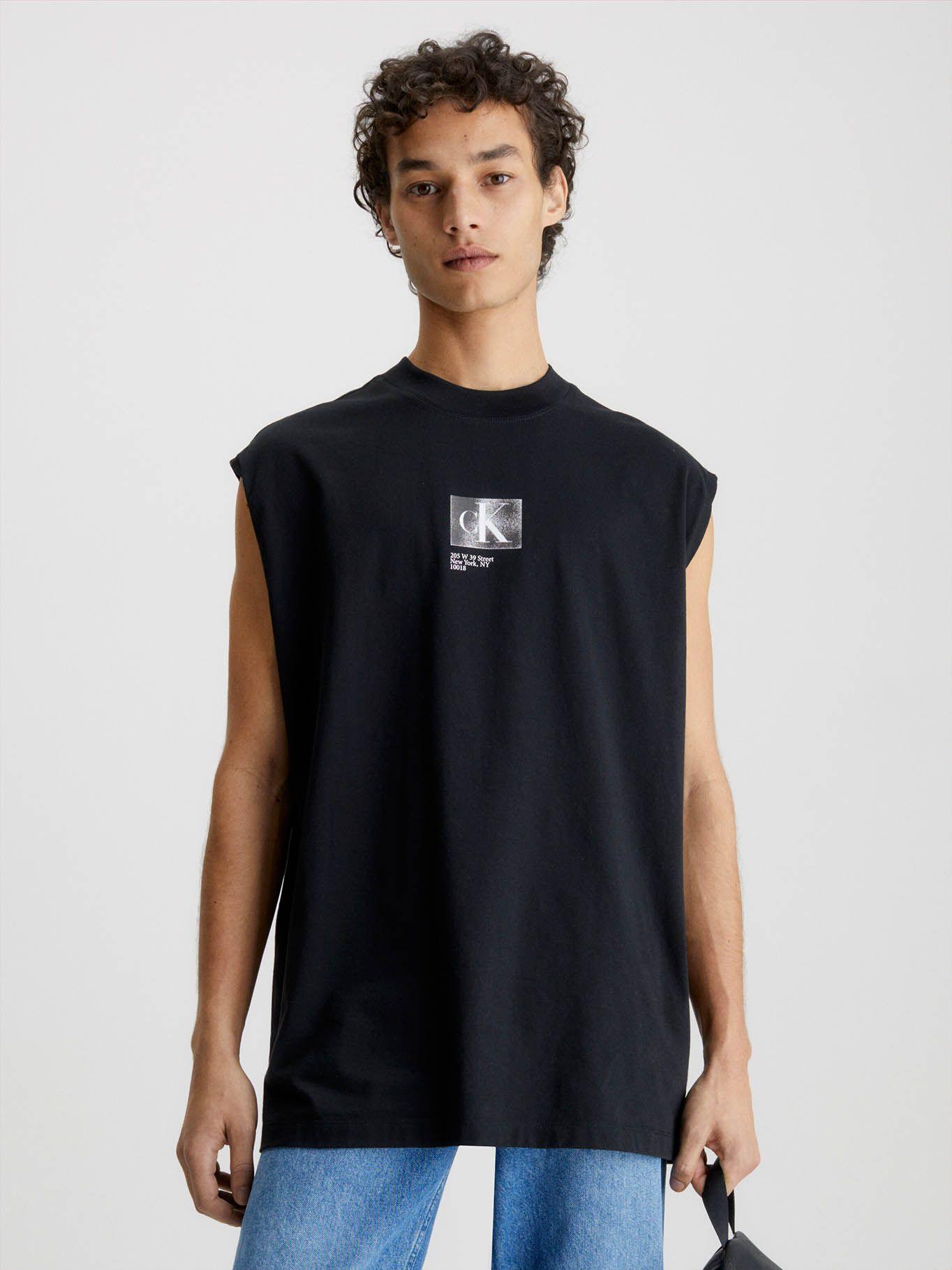 Camiseta de tirantes oversize Negro Calvin Klein-0