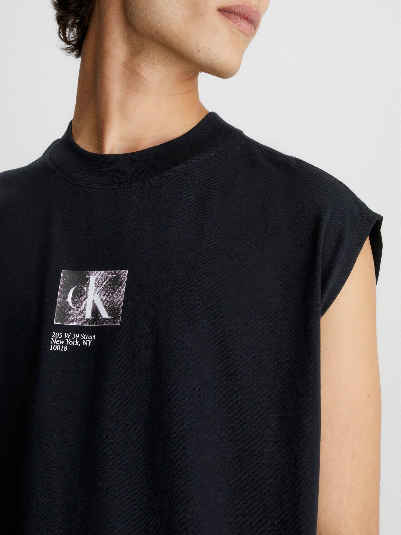 Camiseta de tirantes oversize Negro Calvin Klein-3