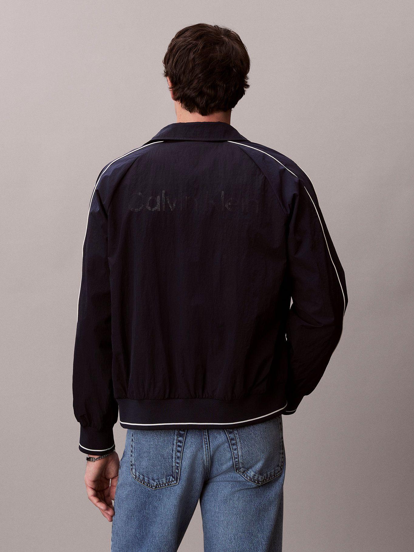 Chaqueta Bomber de Nailon Azul Calvin Klein-2