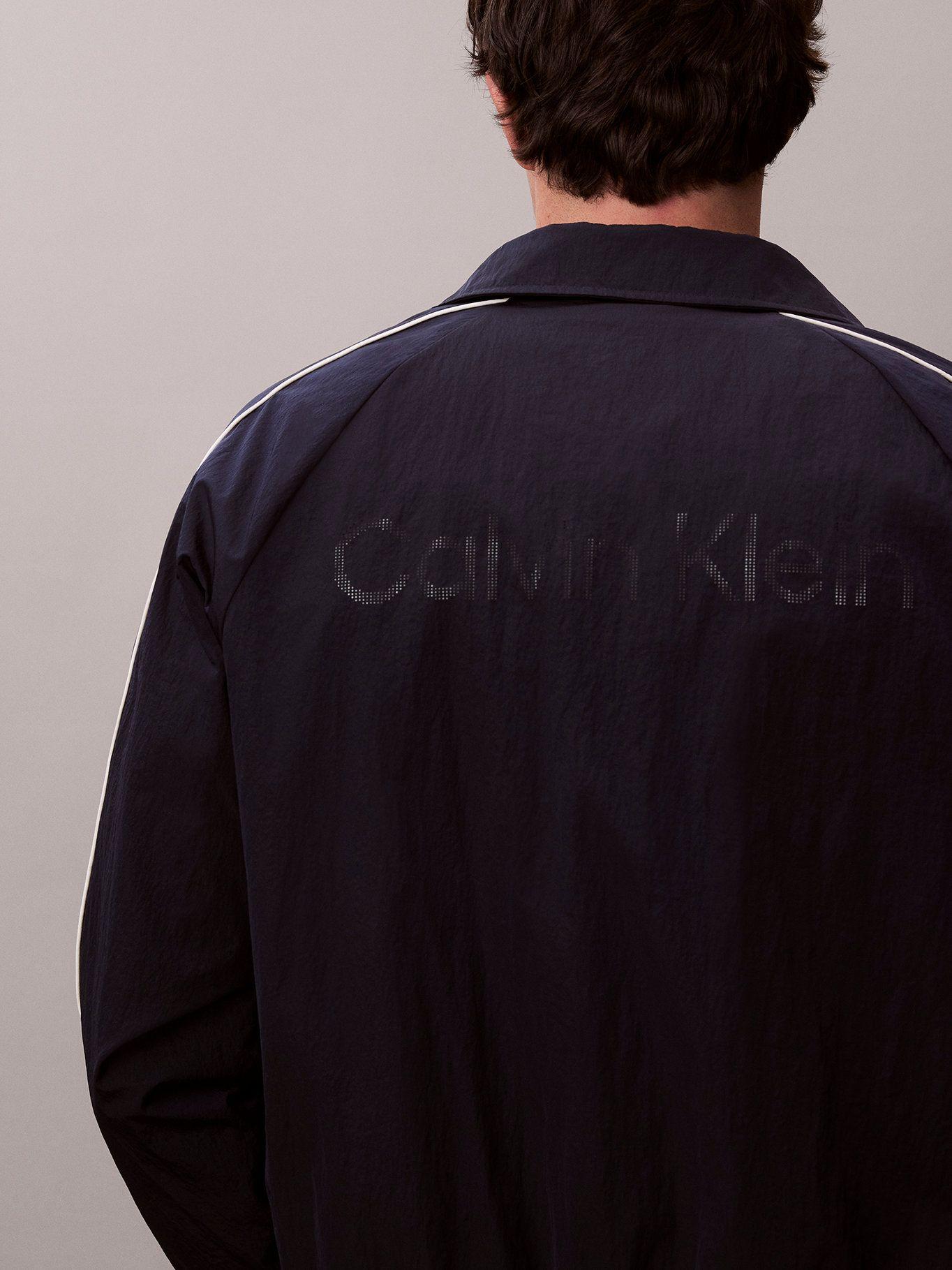 Chaqueta Bomber de Nailon Azul Calvin Klein-5