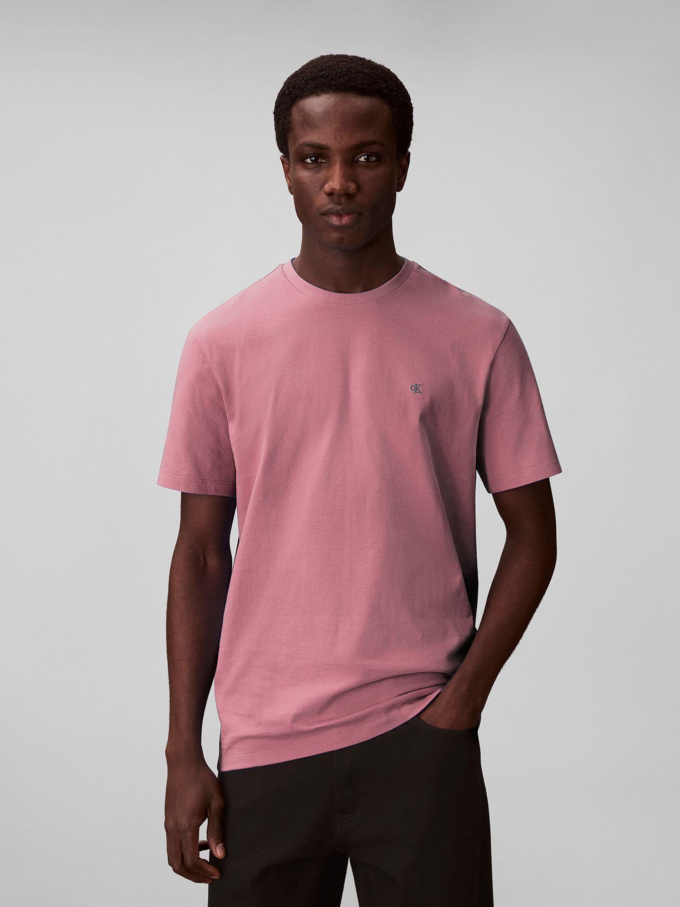Polera Clásica con Monograma Rosado Calvin Klein-0