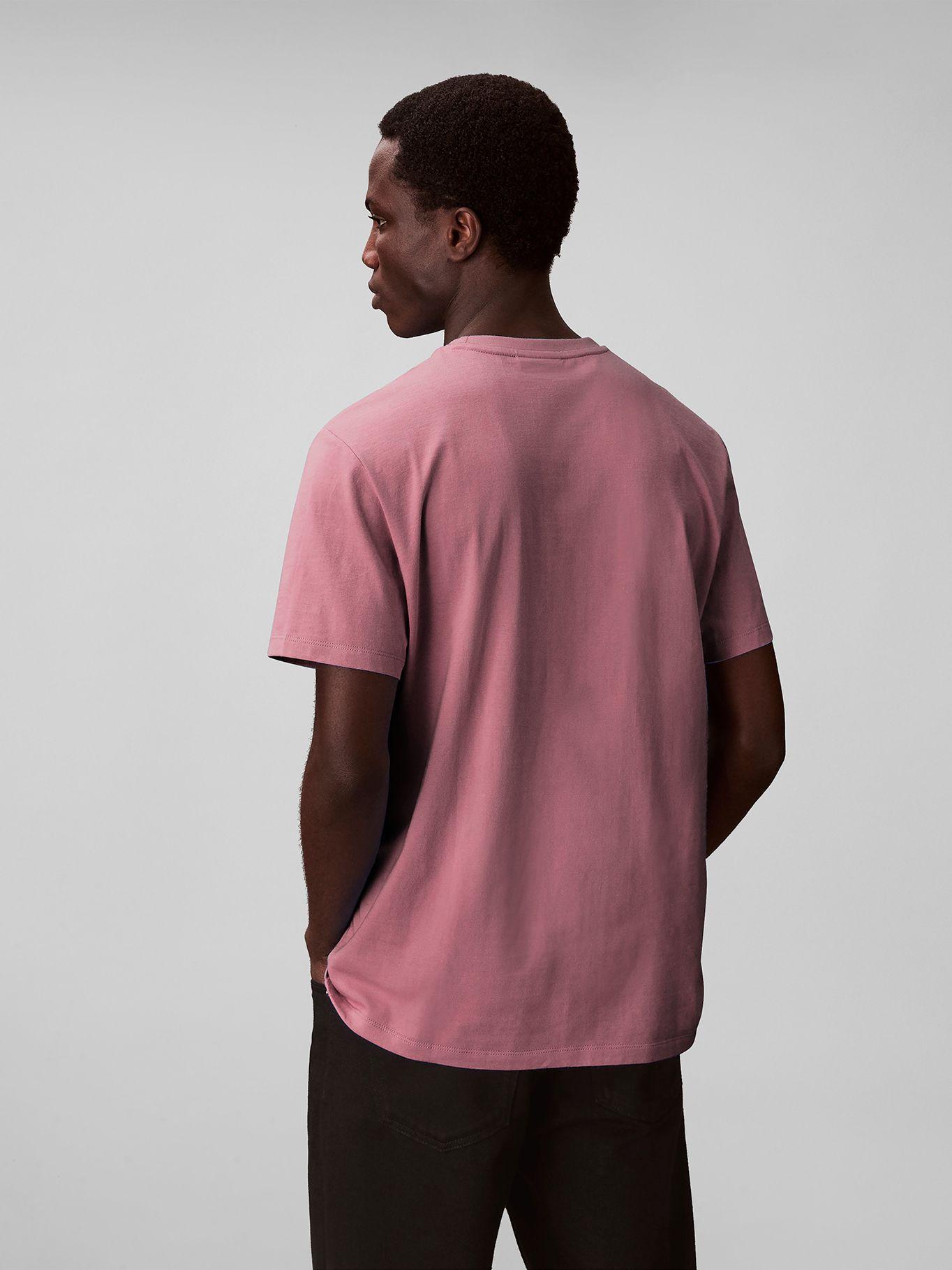 Polera Clásica con Monograma Rosado Calvin Klein-2