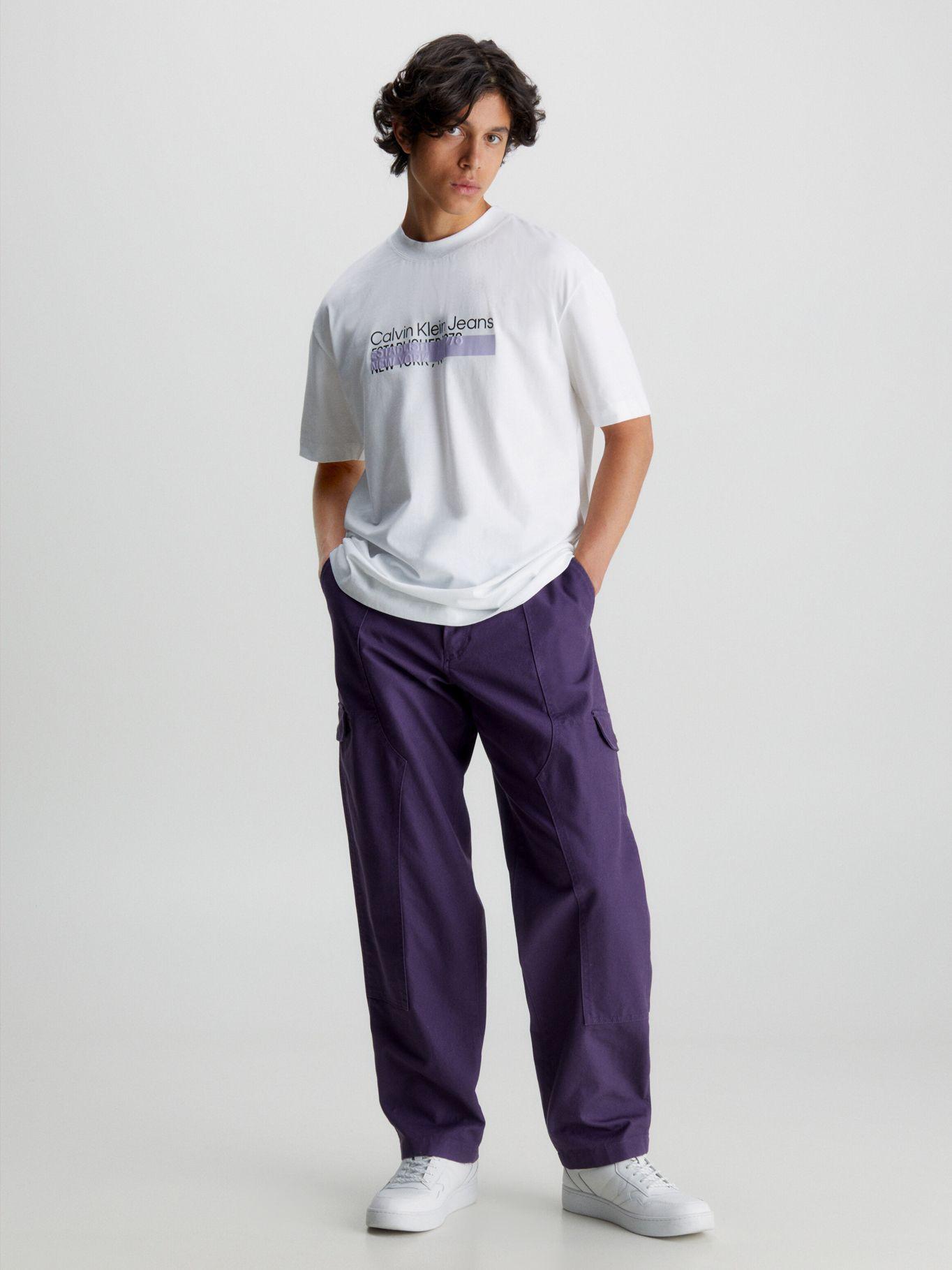 Polera Layered Address  Blanco Calvin Klein-1