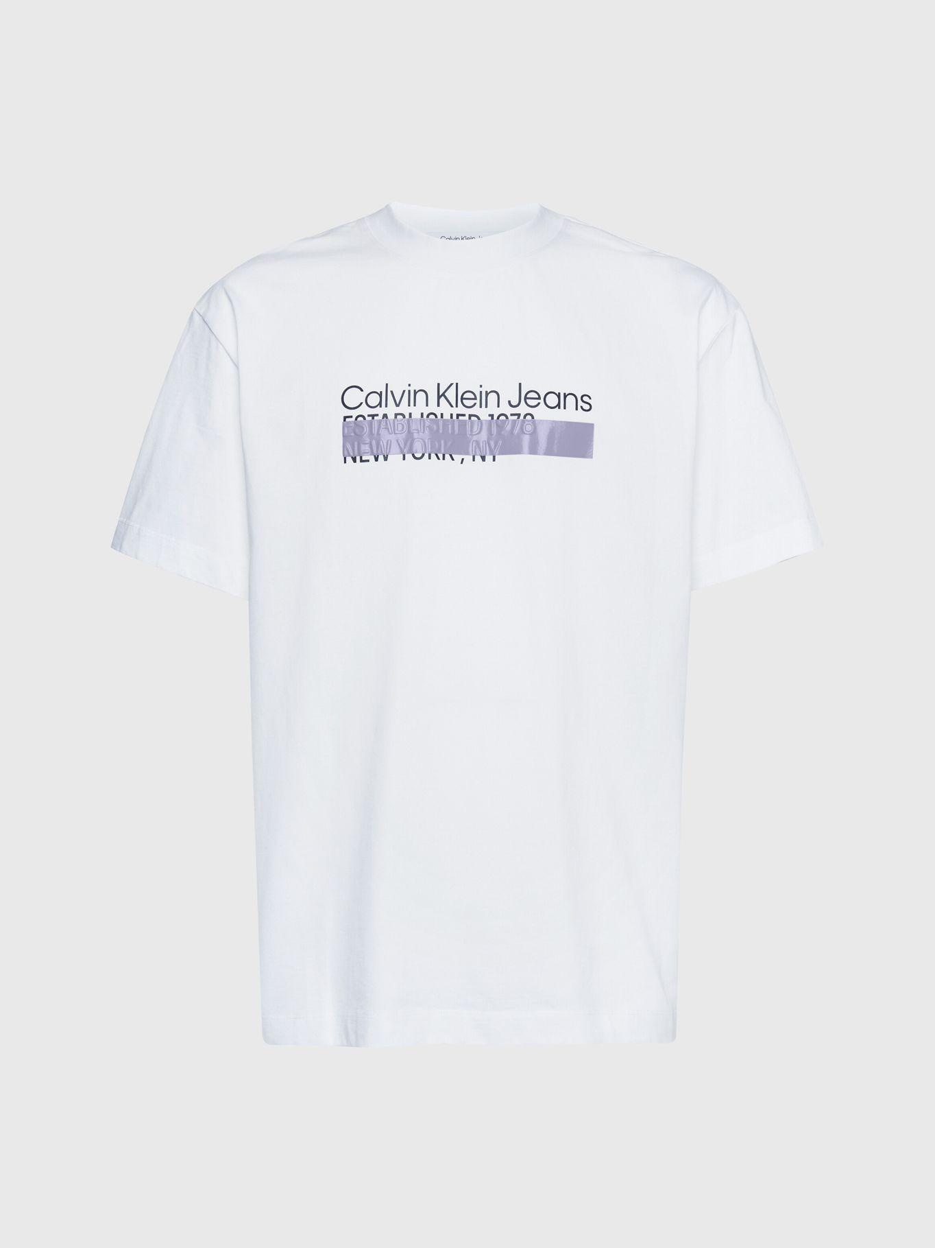 Polera Layered Address  Blanco Calvin Klein-4