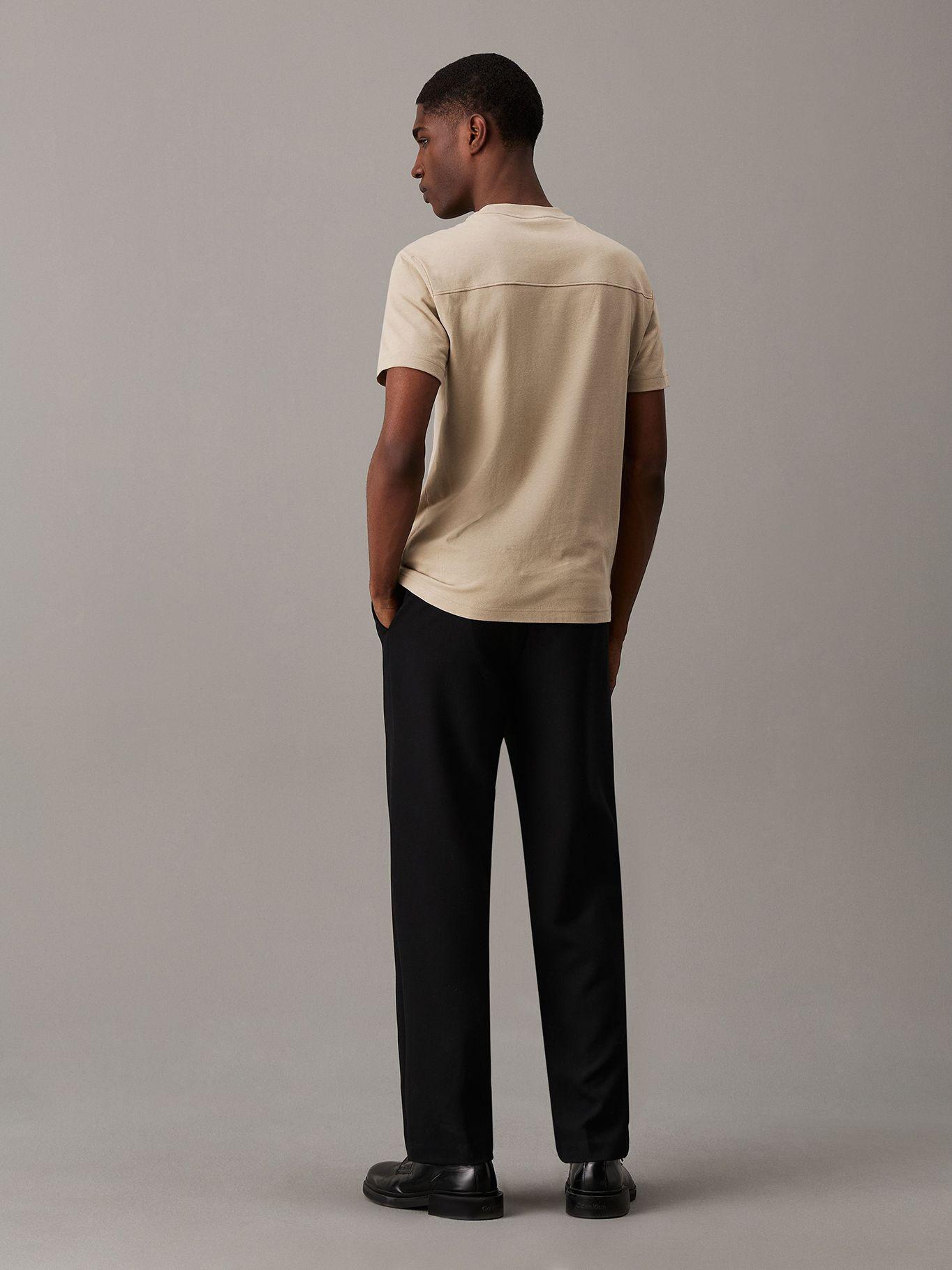 Polera Embroidered Logo Peached Beige Calvin Klein-2