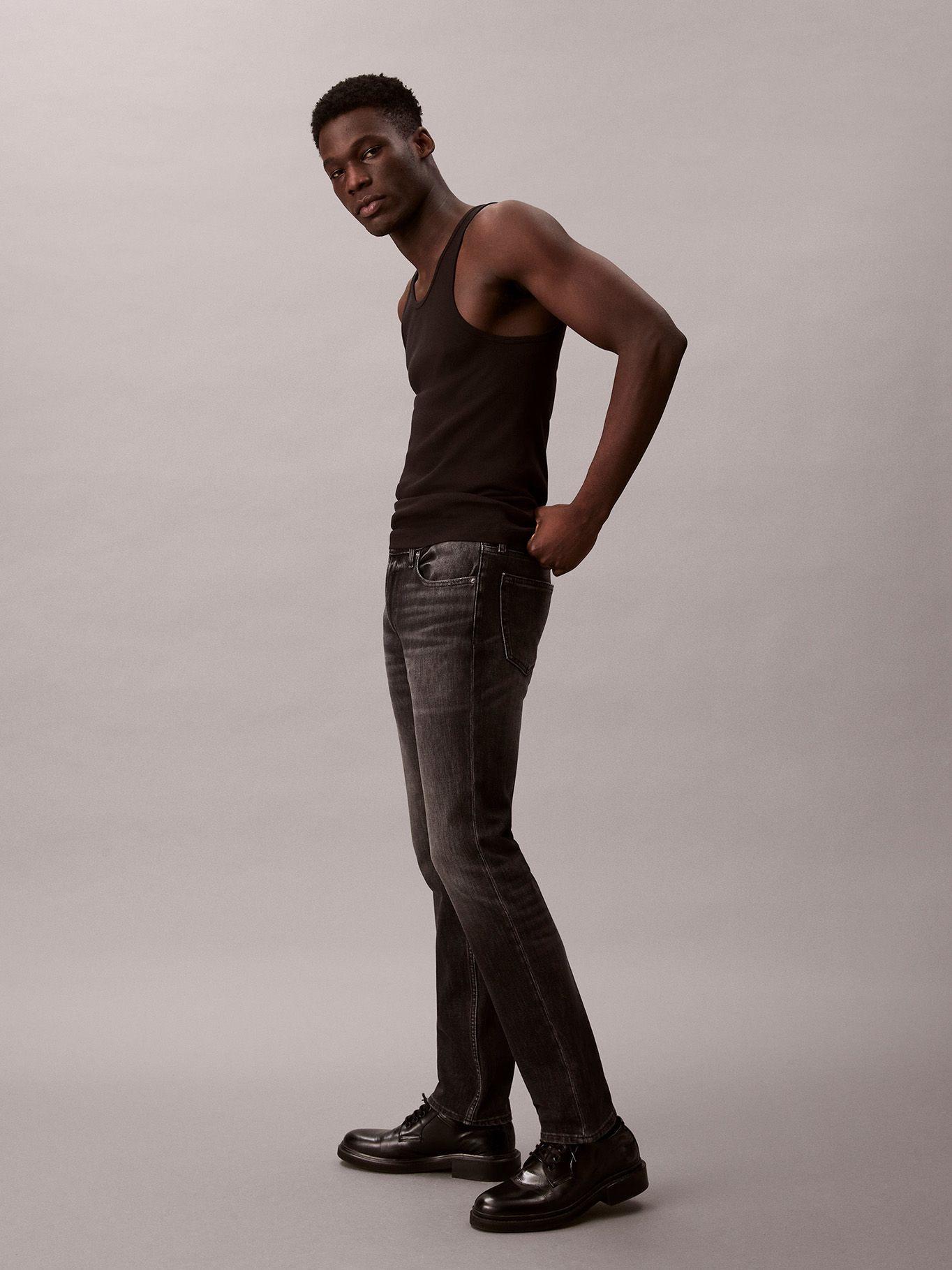 Jeans Slim Jax Black Negro Calvin Klein-3