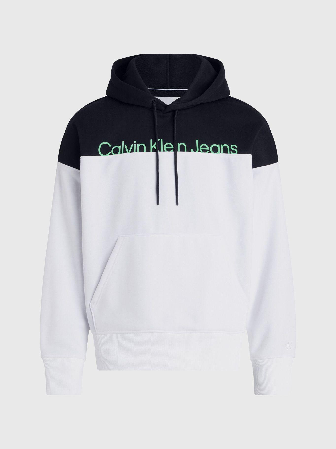 Polerón Gorro Institutional Blanco Calvin Klein-4