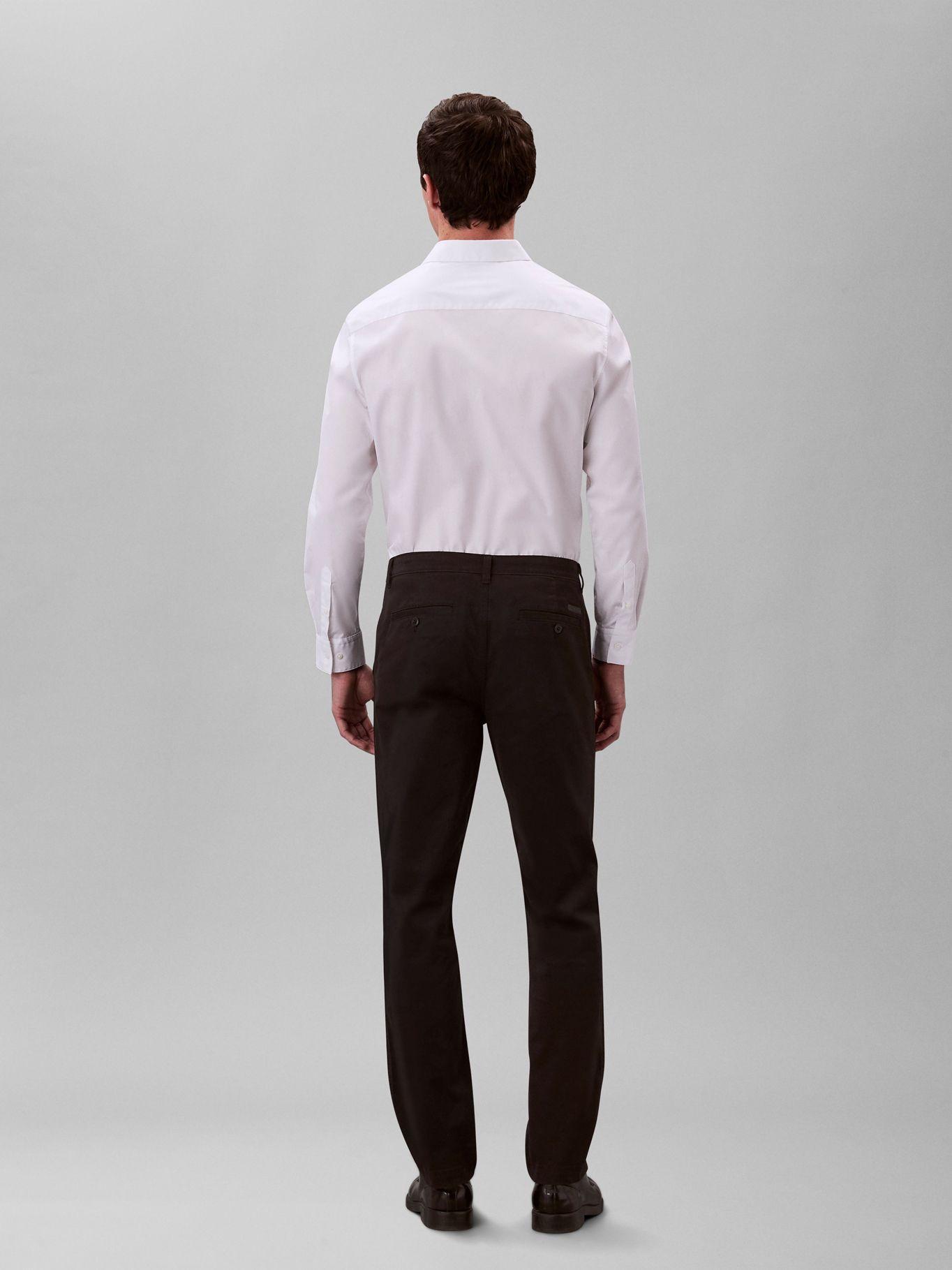 Pantalón Chino Algodón Signature Negro Calvin Klein-1