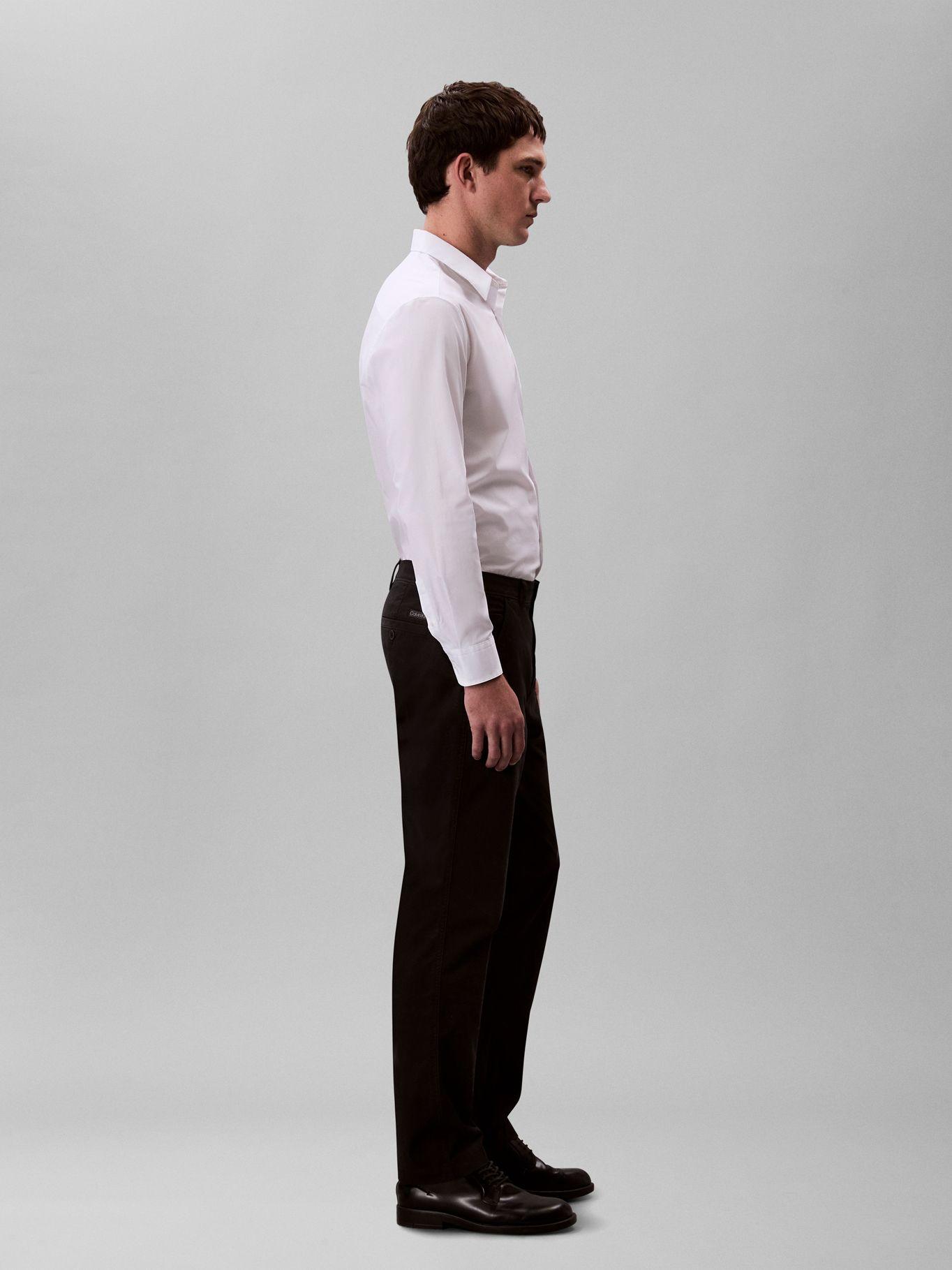 Pantalón Chino Algodón Signature Negro Calvin Klein-2
