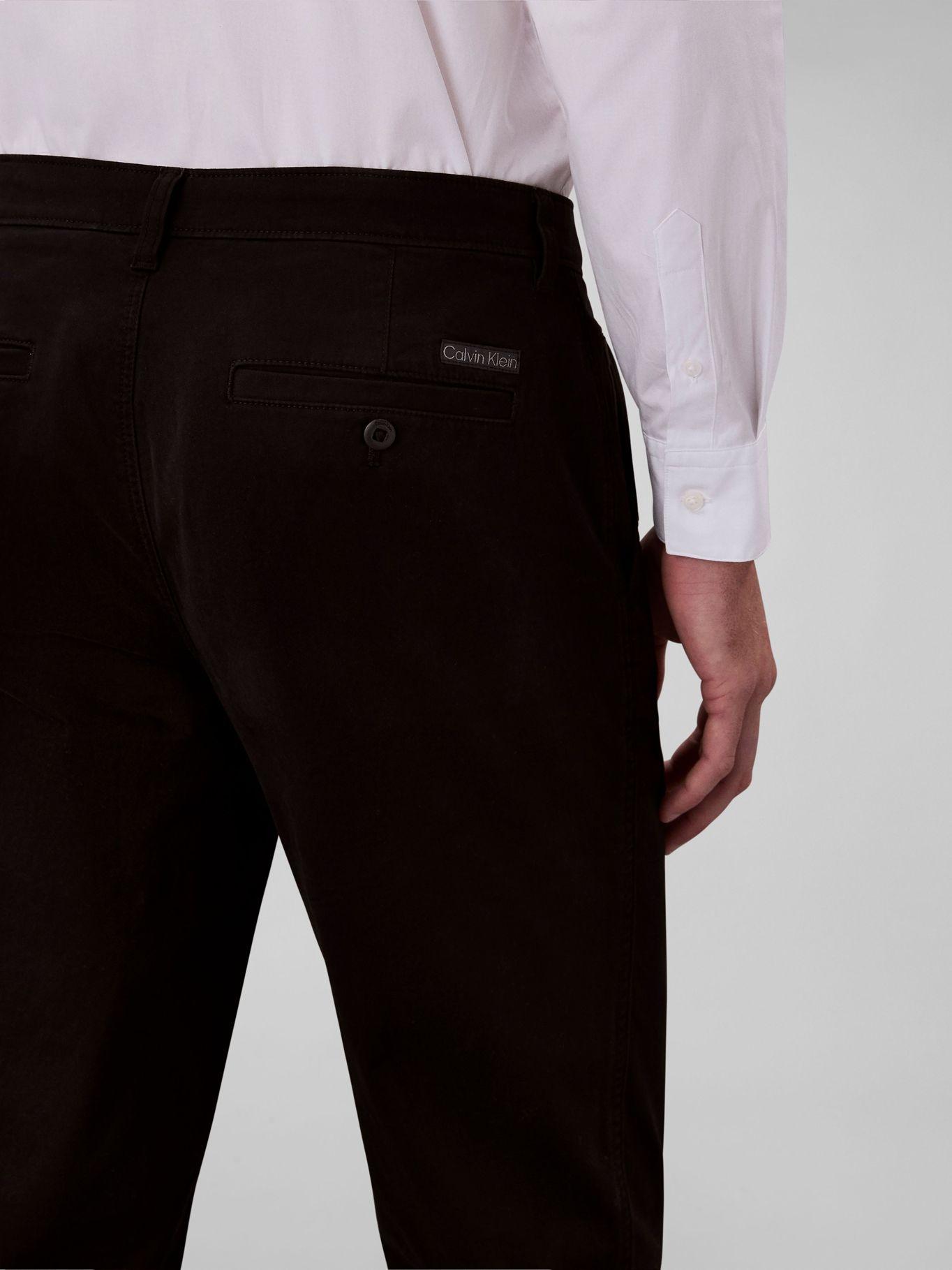 Pantalón Chino Algodón Signature Negro Calvin Klein-3