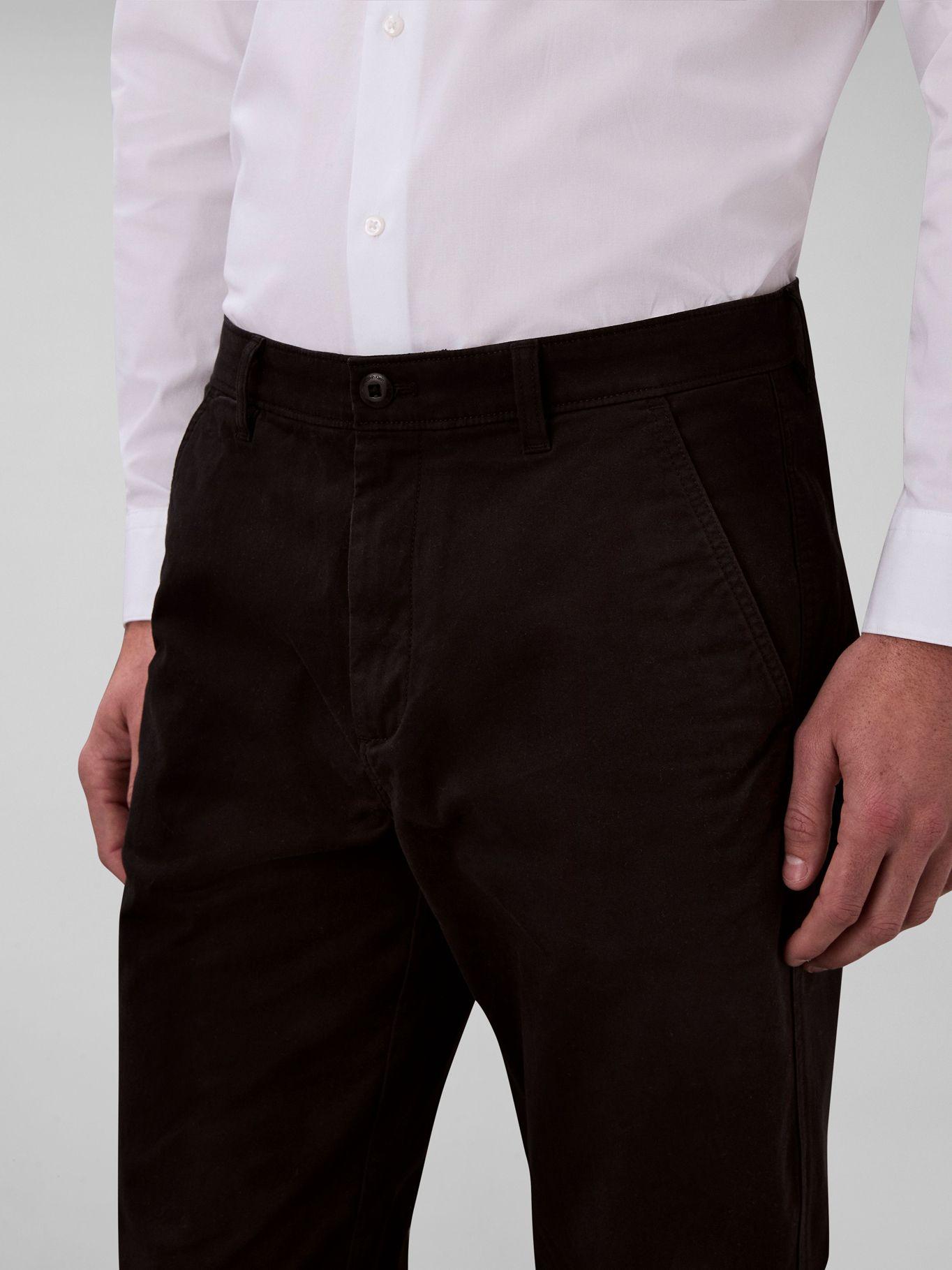 Pantalón Chino Algodón Signature Negro Calvin Klein-4