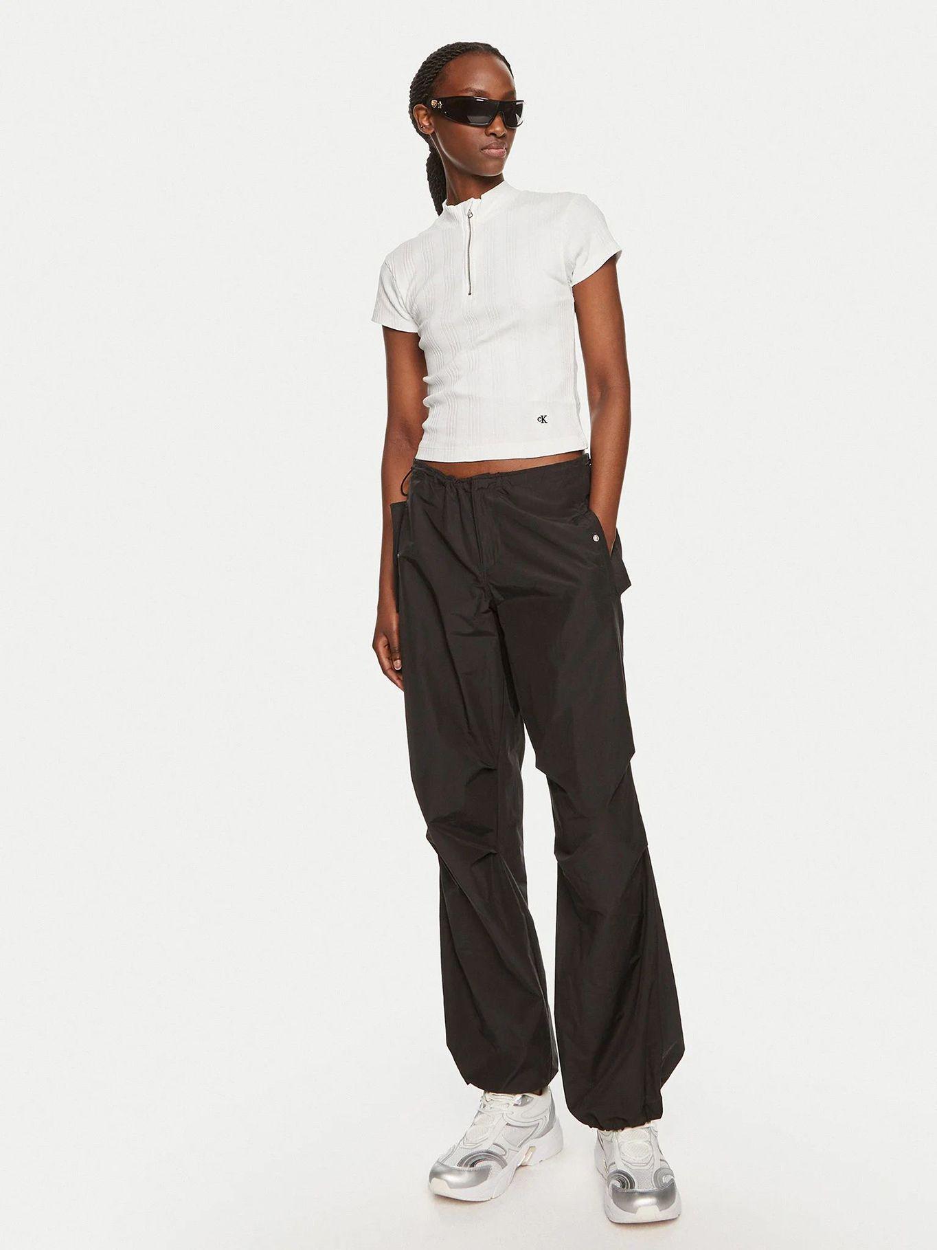 Blusa Variegated Rib Half Blanco Calvin Klein-1