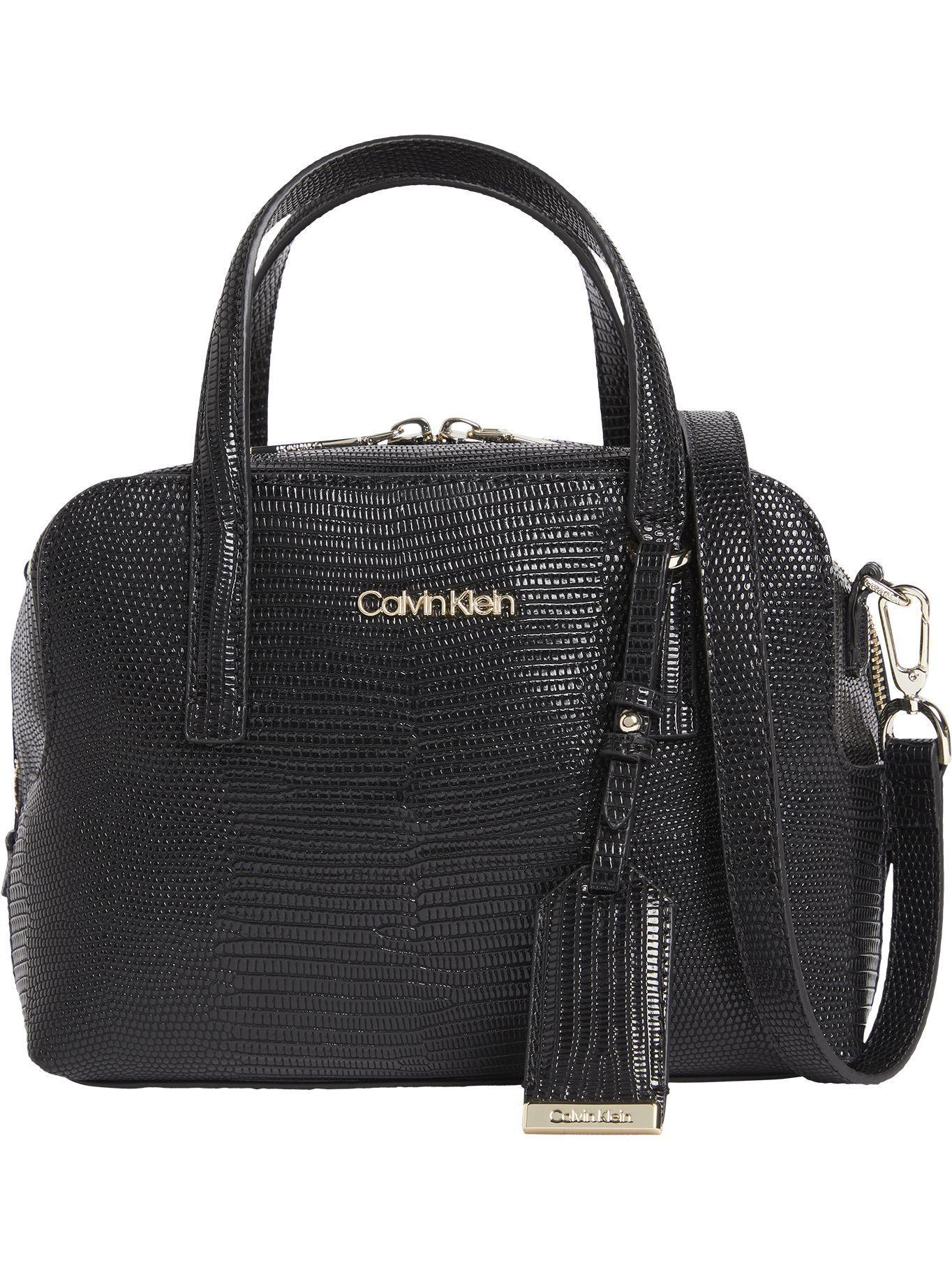 Cartera Handbag Lizard Negro Calvin Klein-0