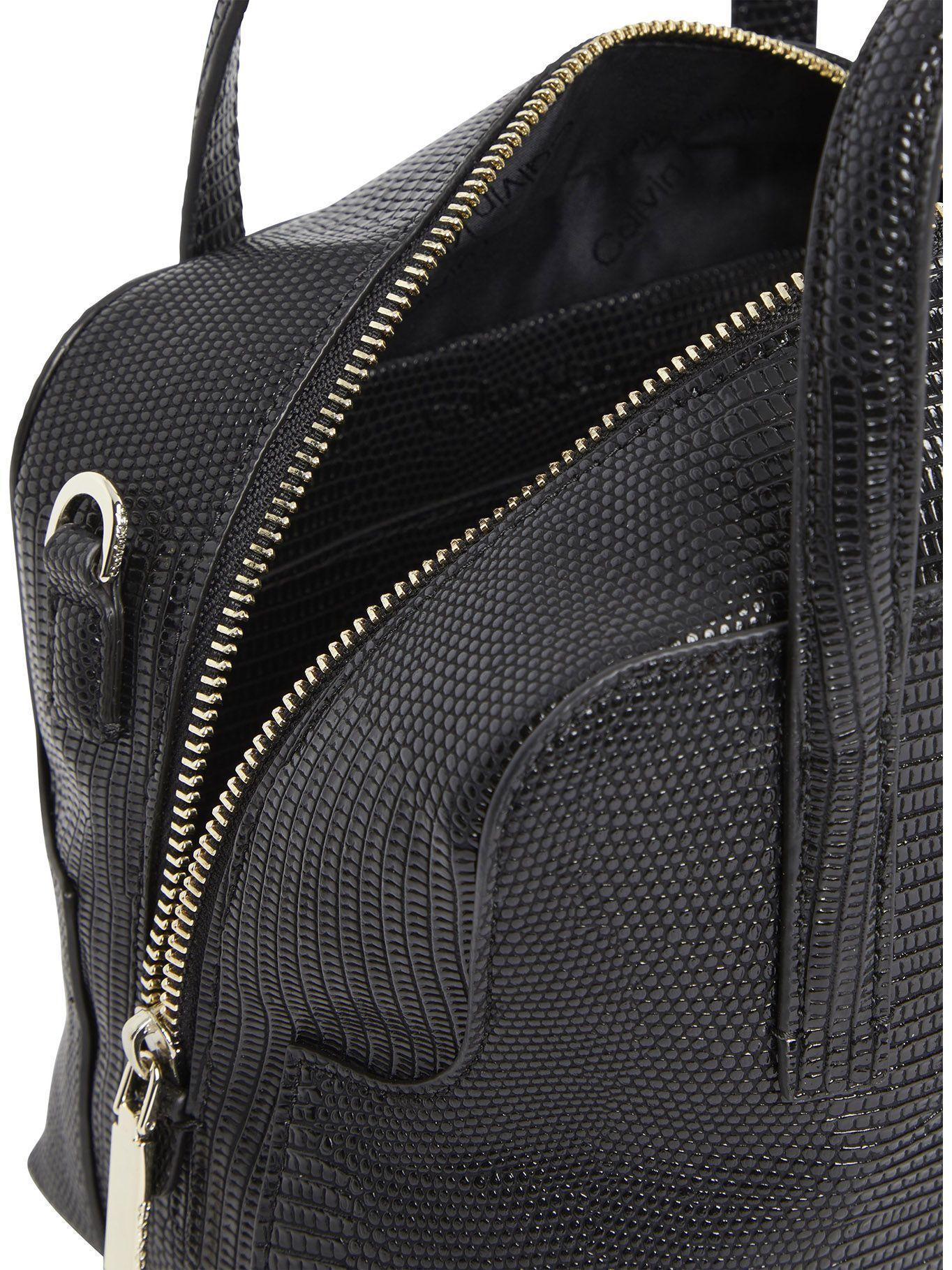 Cartera Handbag Lizard Negro Calvin Klein-2