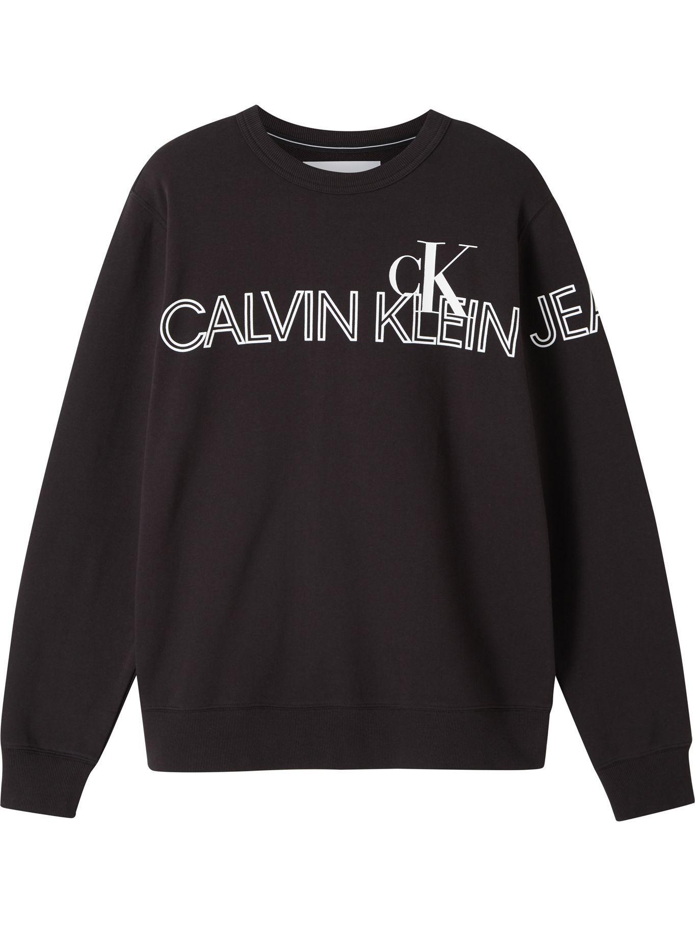 Polerón Outline Logo Negro Calvin Klein-0