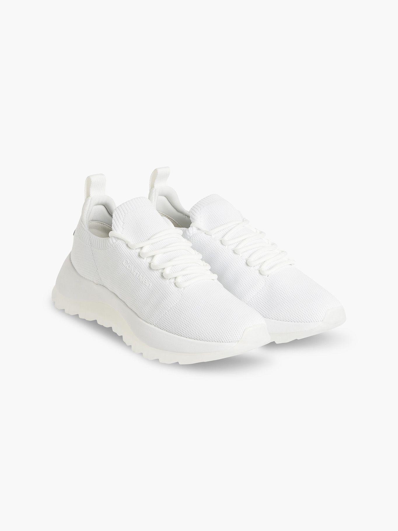 Zapatilla Lace Up Knit Blanco Calvin Klein-0