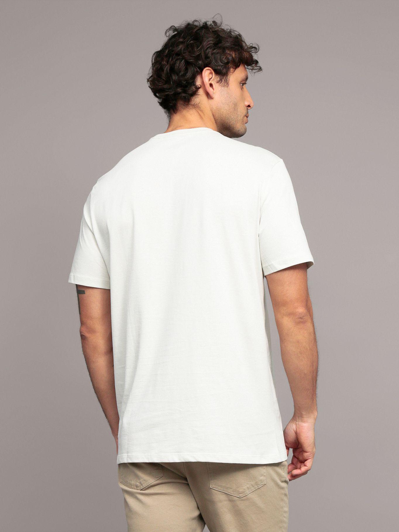 Polera con monograma en caja Beige Calvin Klein-3