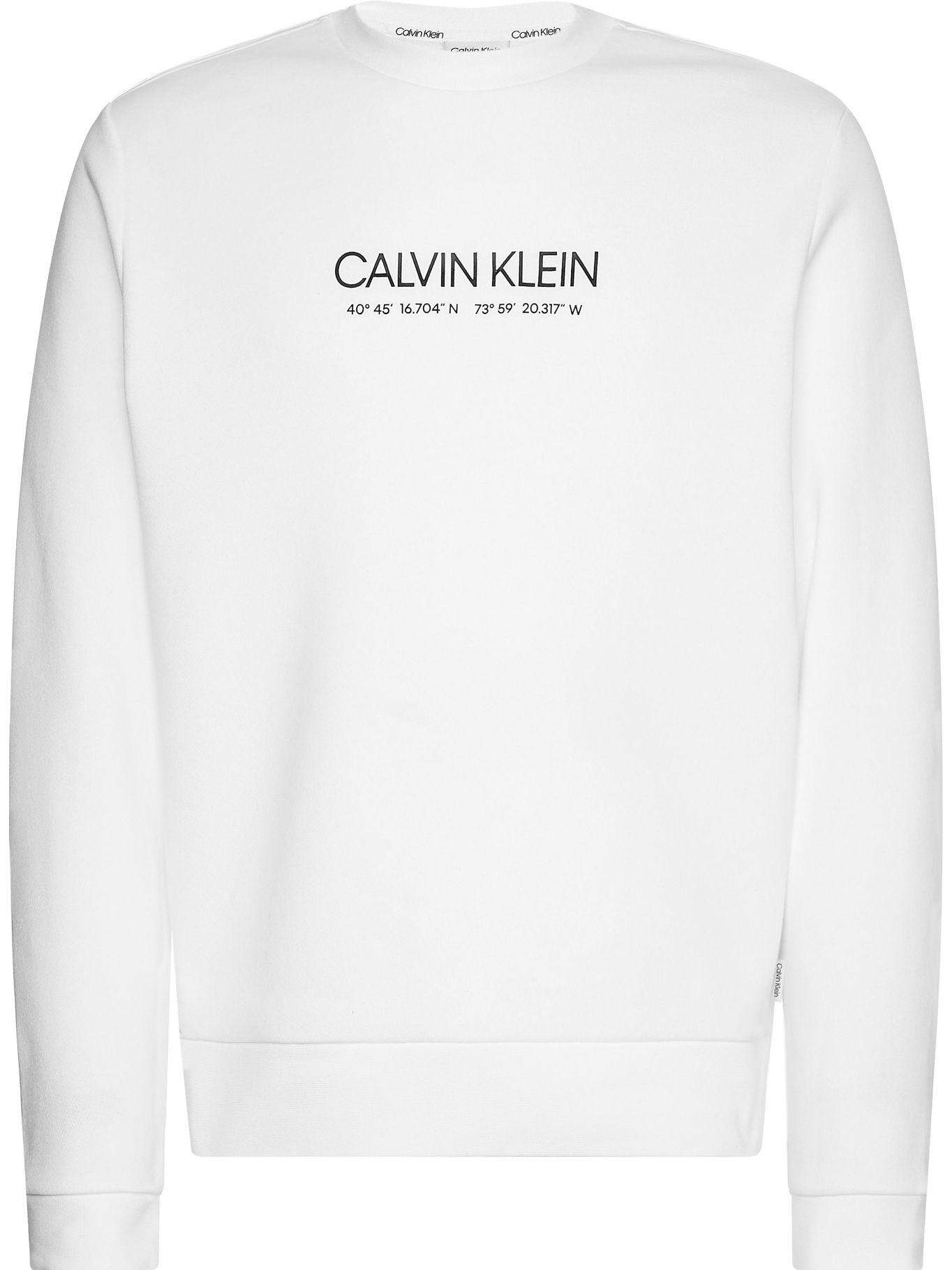 Polerón Logo Coordinates Blanco Calvin Klein-0