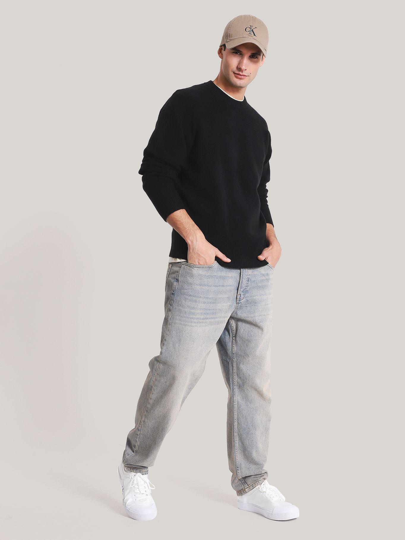Sweater Lycra Blend Negro Calvin Klein-1