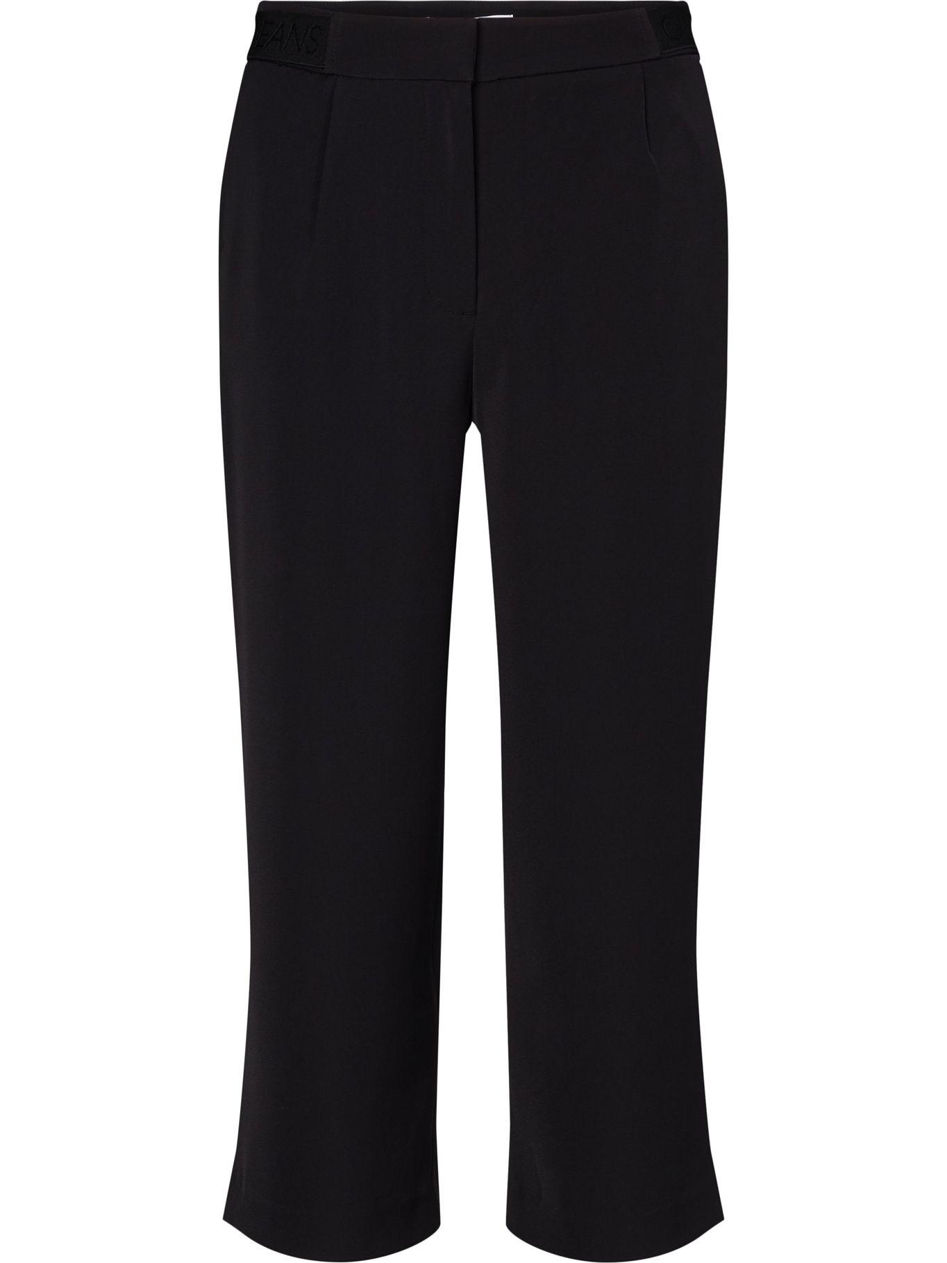 Pantalón Poly Satin Negro Calvin Klein-0