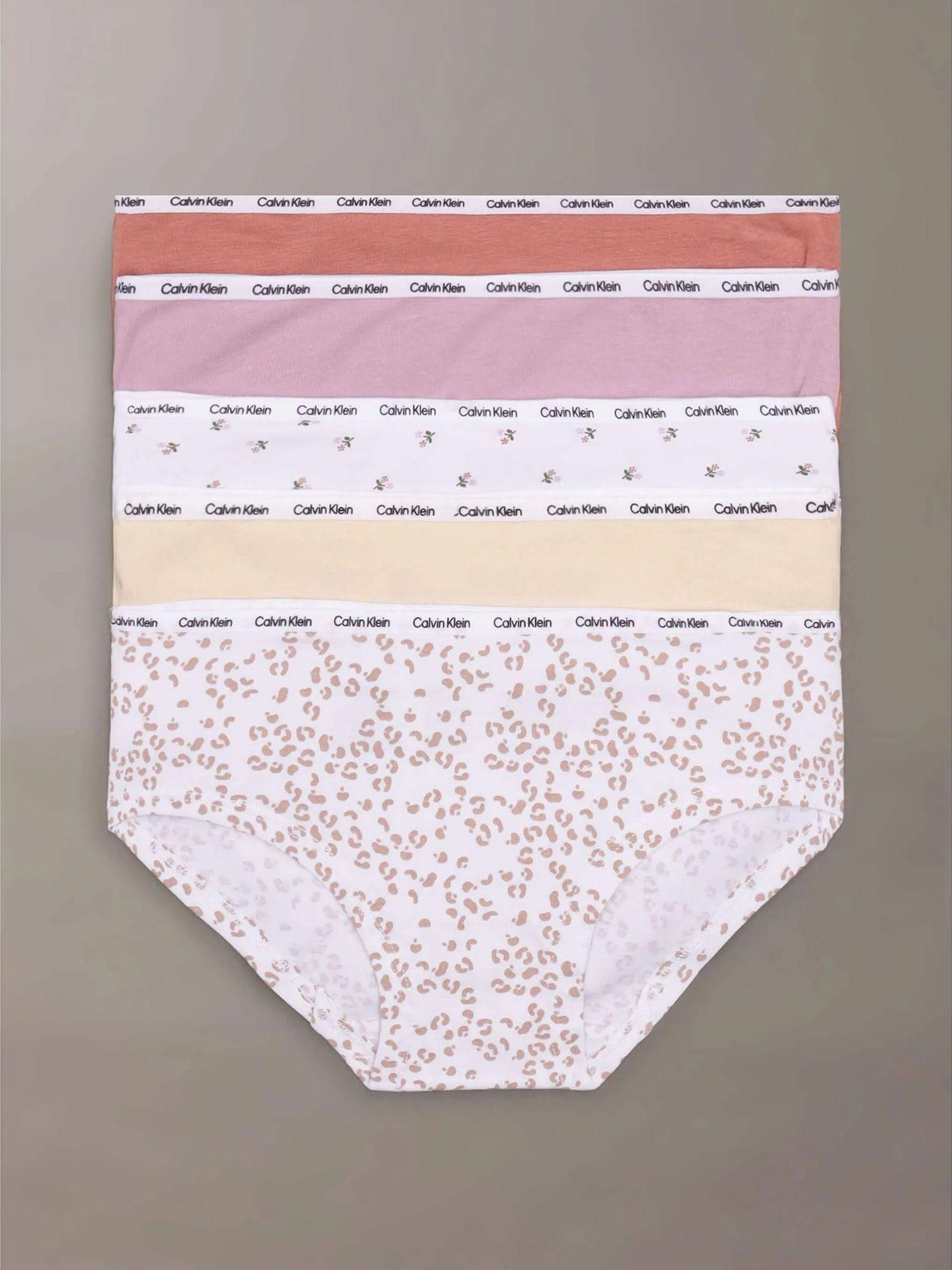 Pack 5 Calzones Hipster De Niña Multicolor Calvin Klein-0