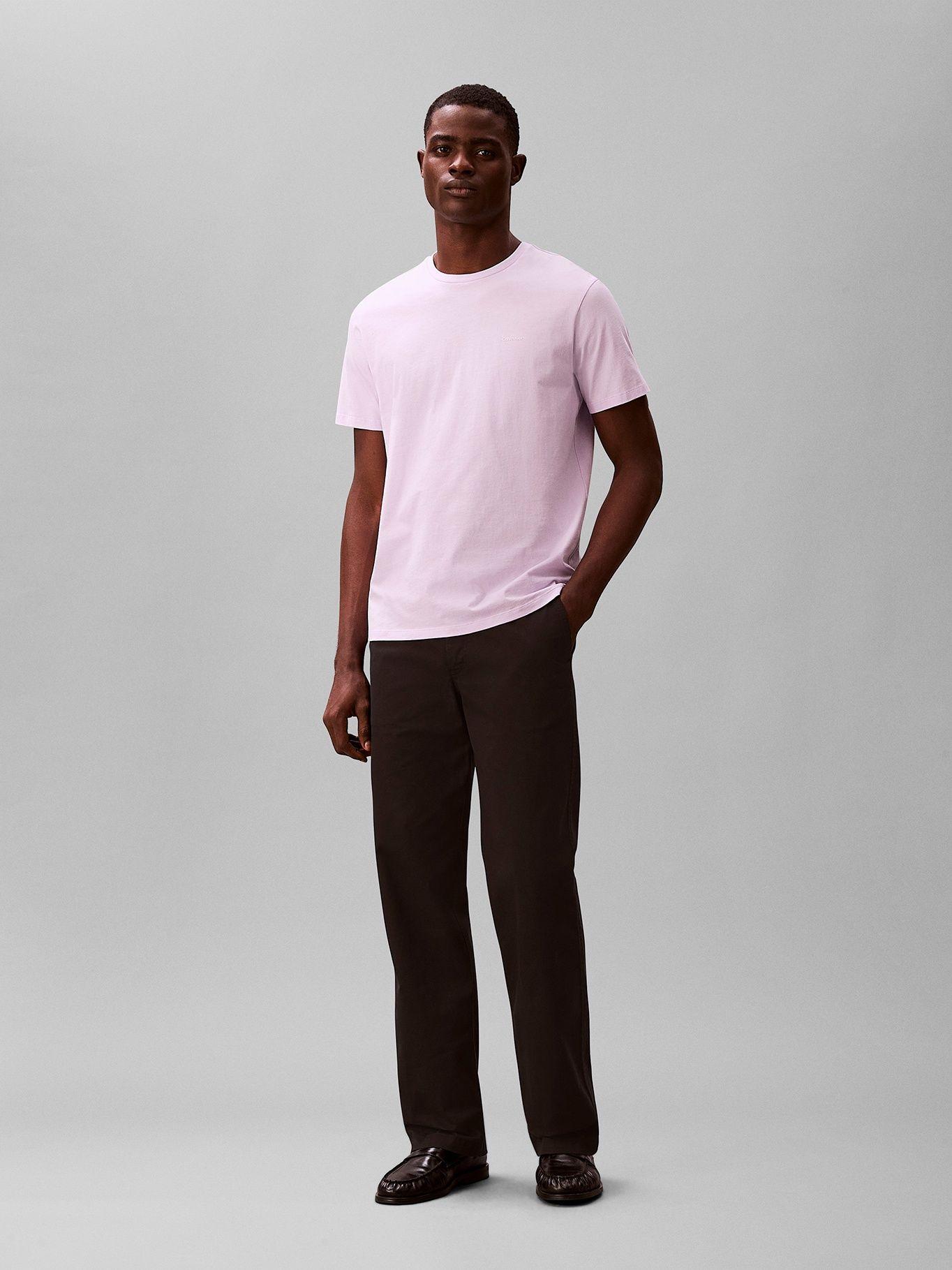 Polera con Micro Logo Lila Calvin Klein-1