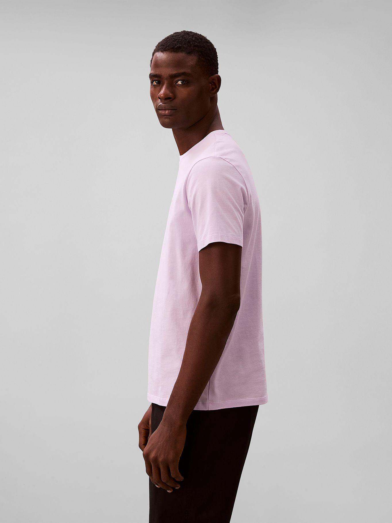 Polera con Micro Logo Lila Calvin Klein-3
