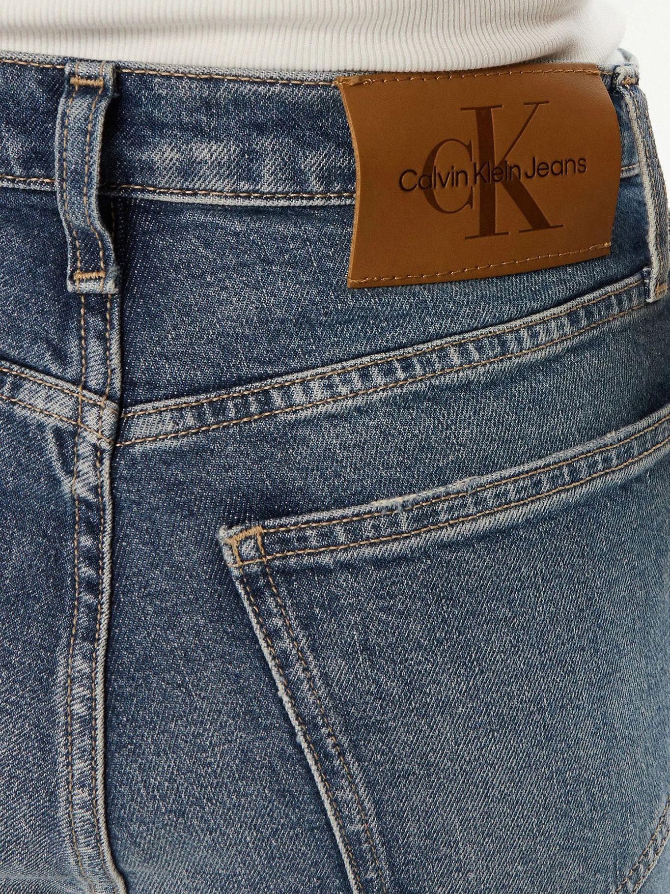 Mom jeans con rotos Azul Calvin Klein-4