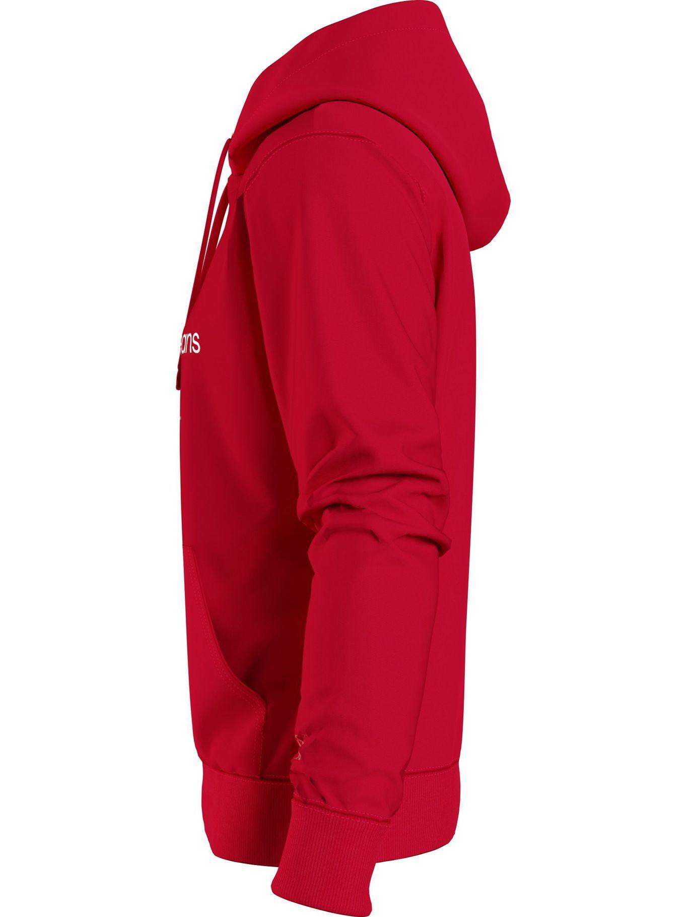 Hoodie Seasonal Monogram Rojo Calvin Klein-3