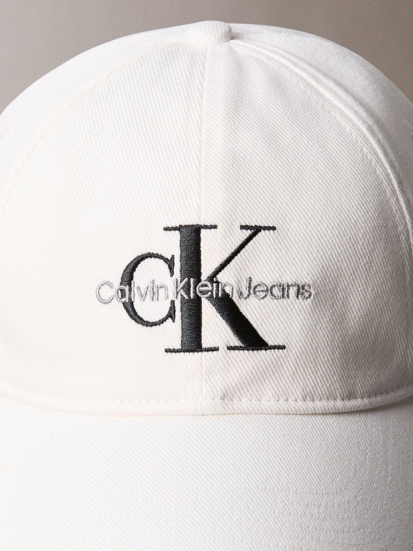 Jockey con Logo Monograma Bordado Blanco Calvin Klein-2