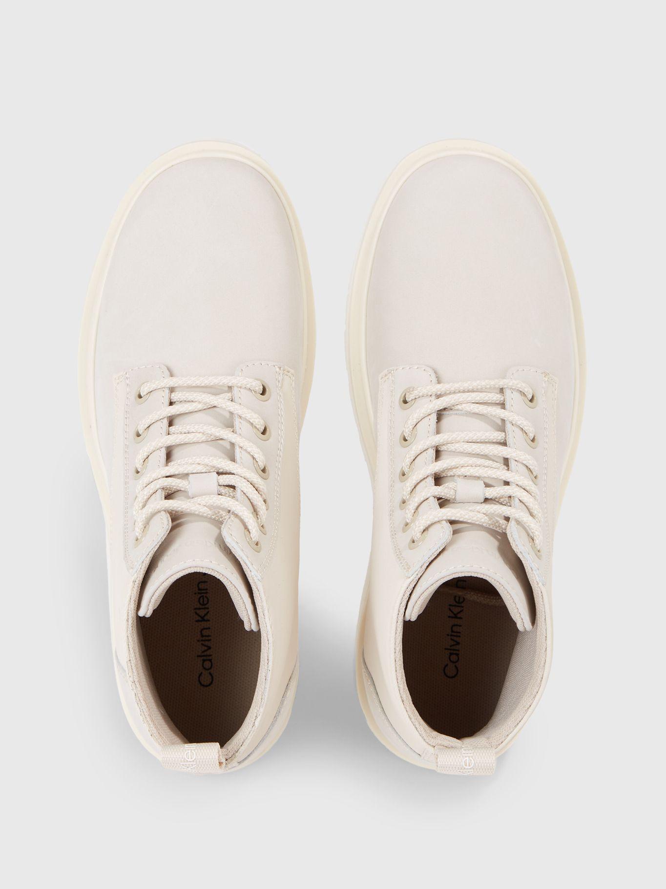 Botas Eva Mid De Cuero Beige Calvin Klein-2