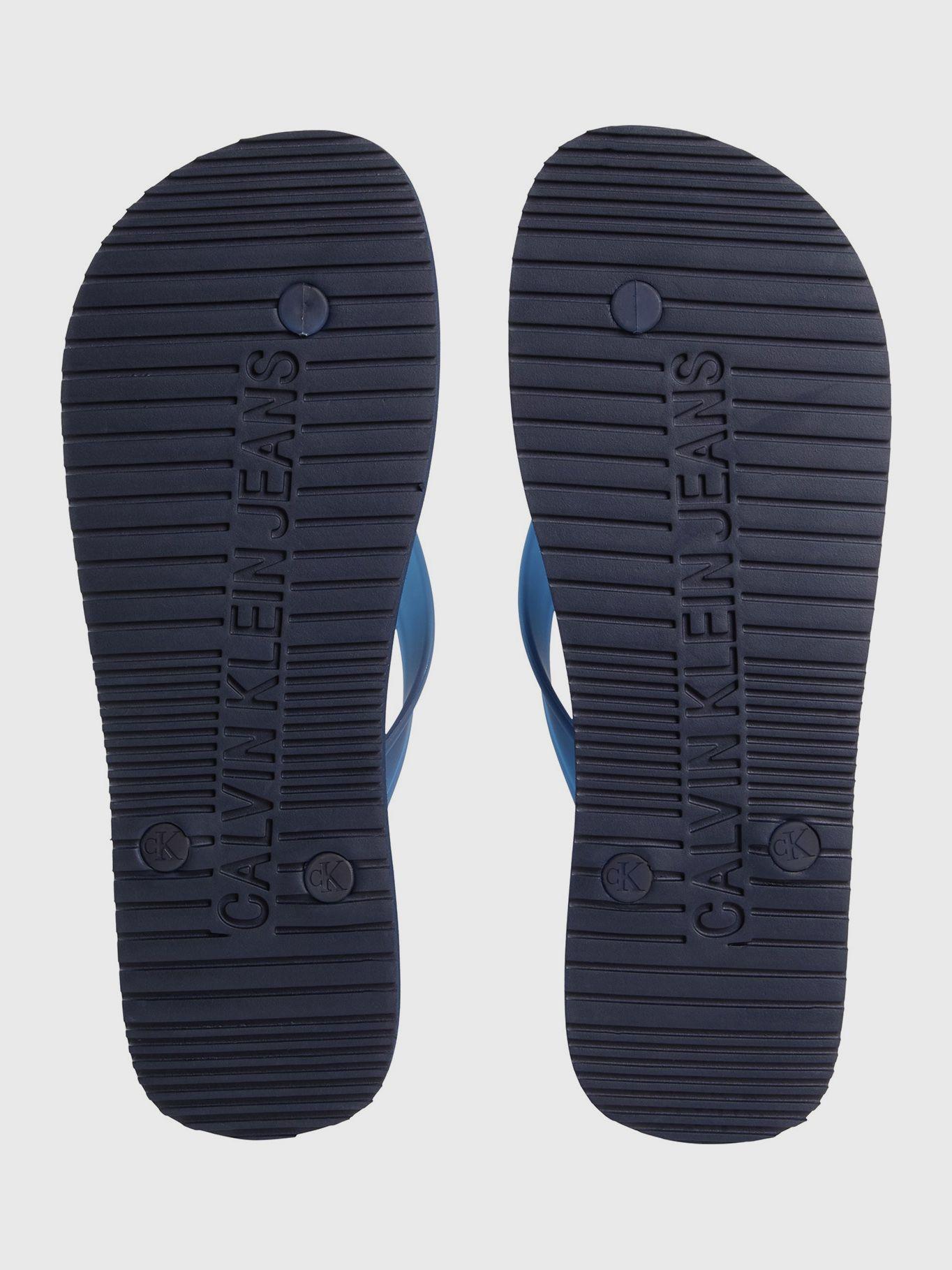 Sandalias con Logotipo Azul Calvin Klein-3