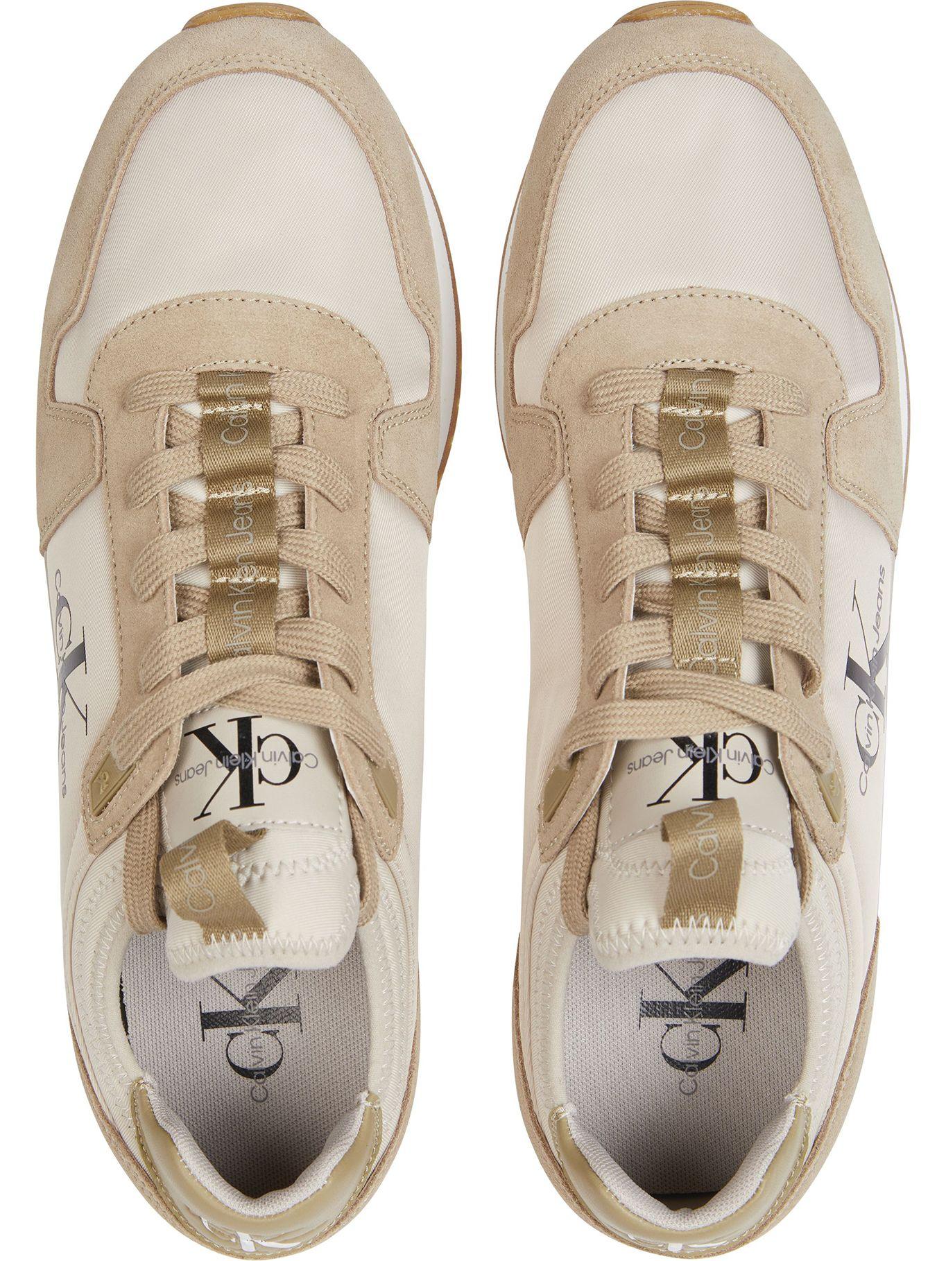 Zapatilla Runner Sock Laceup Ny Beige Calvin Klein-2