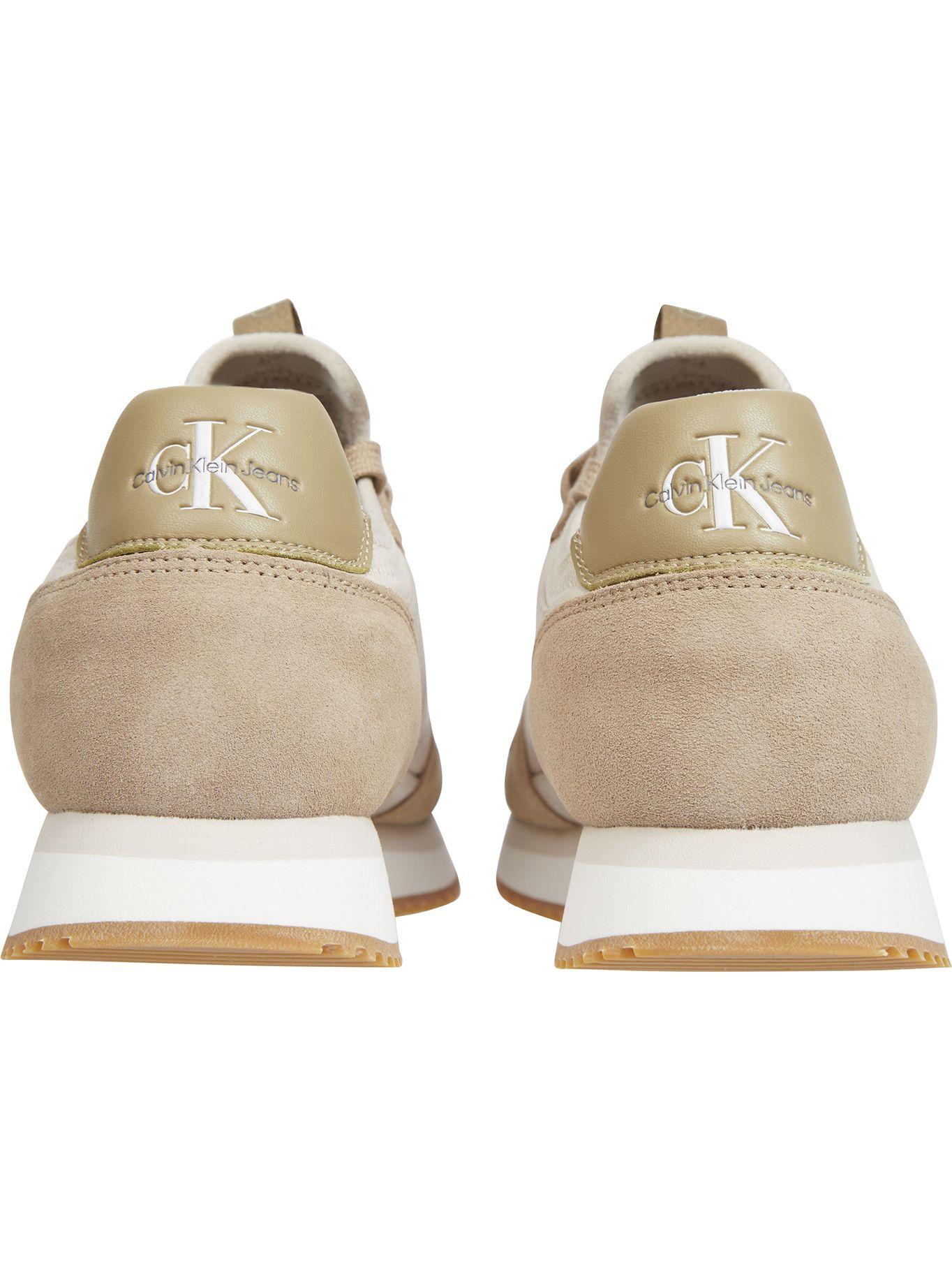 Zapatilla Runner Sock Laceup Ny Beige Calvin Klein-1