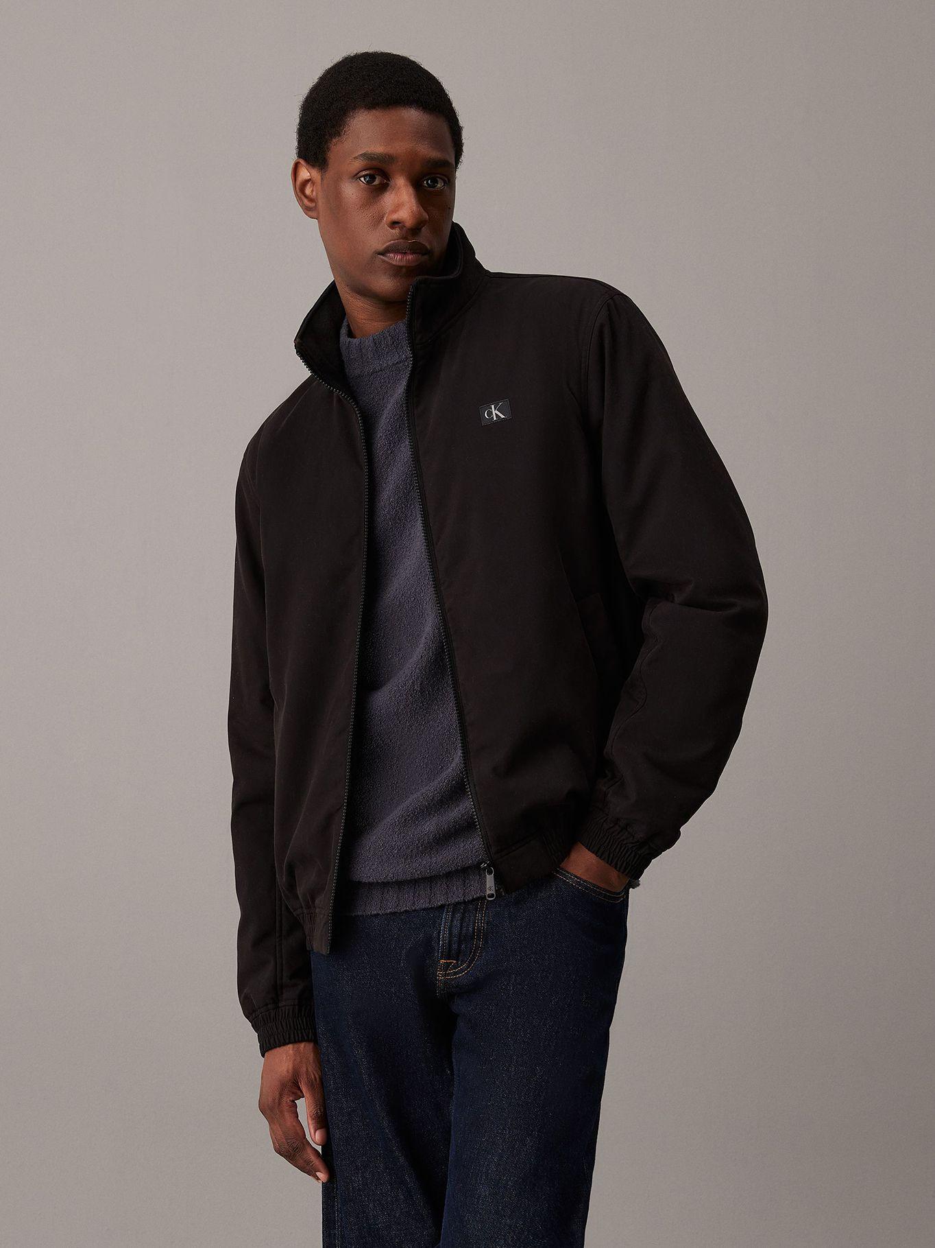 Chaqueta Canvas Harrington Negro Calvin Klein-0