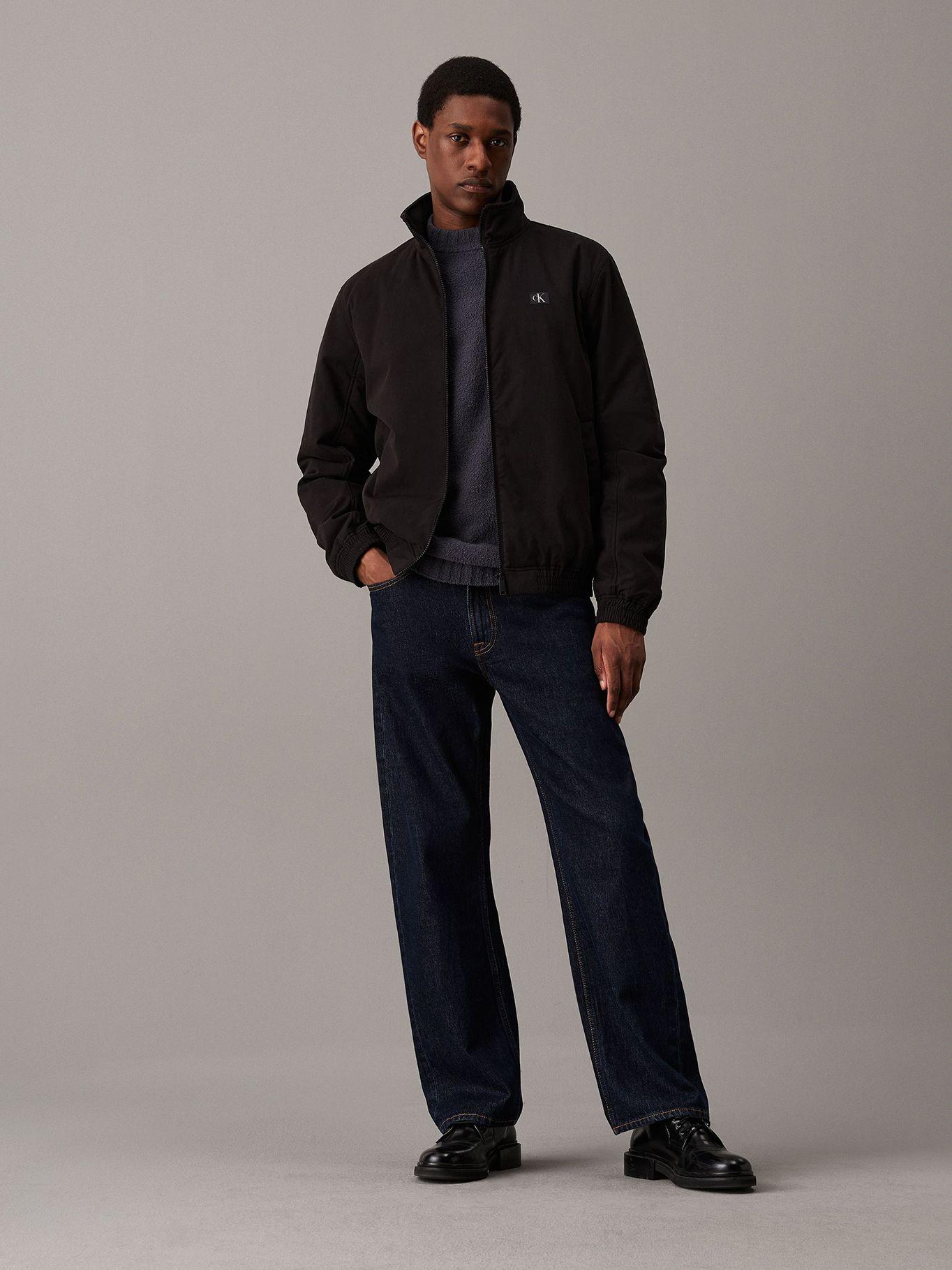 Chaqueta Canvas Harrington Negro Calvin Klein-1