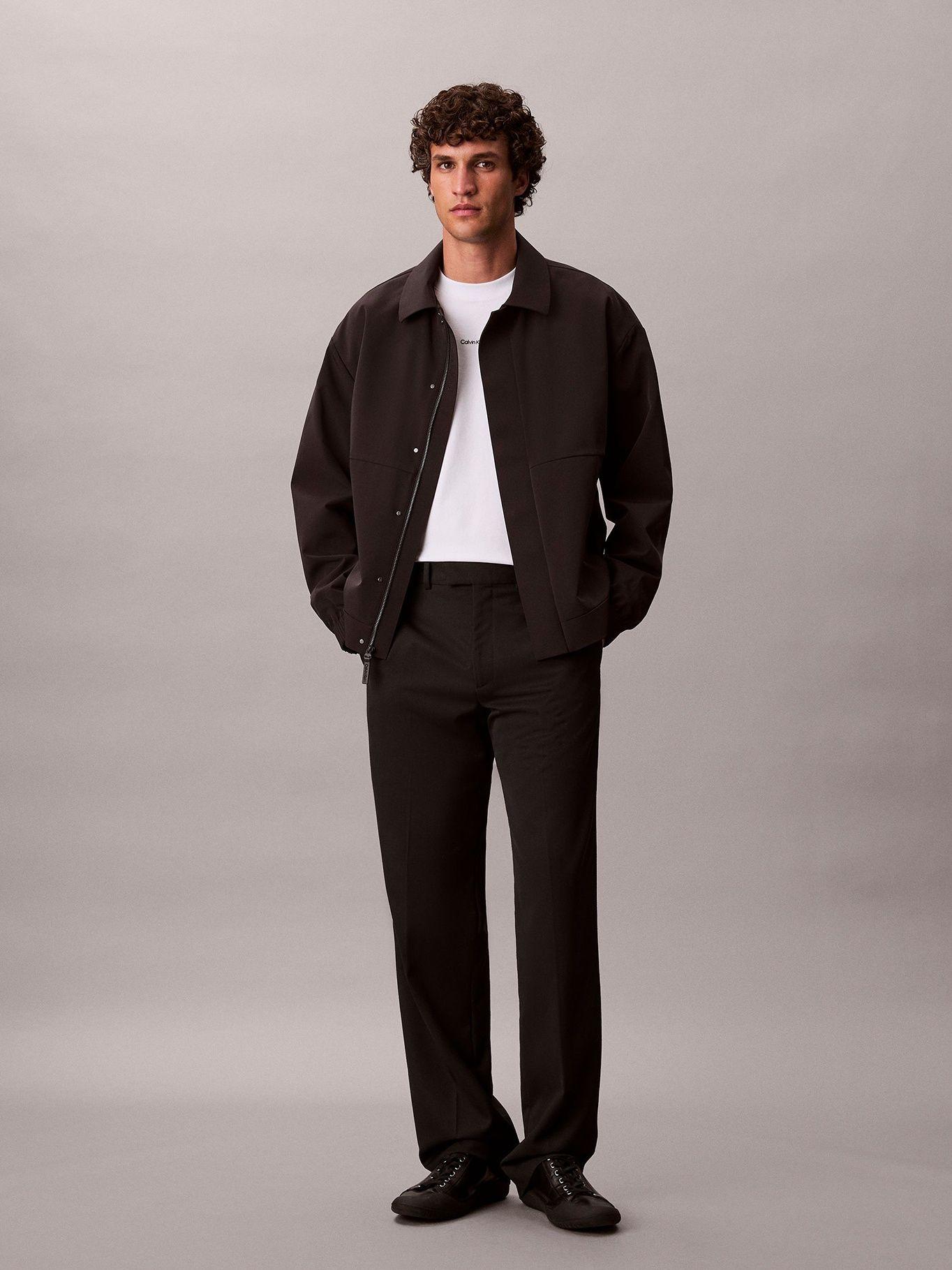 Polera Stretch con Nano Logo Blanco Calvin Klein-3