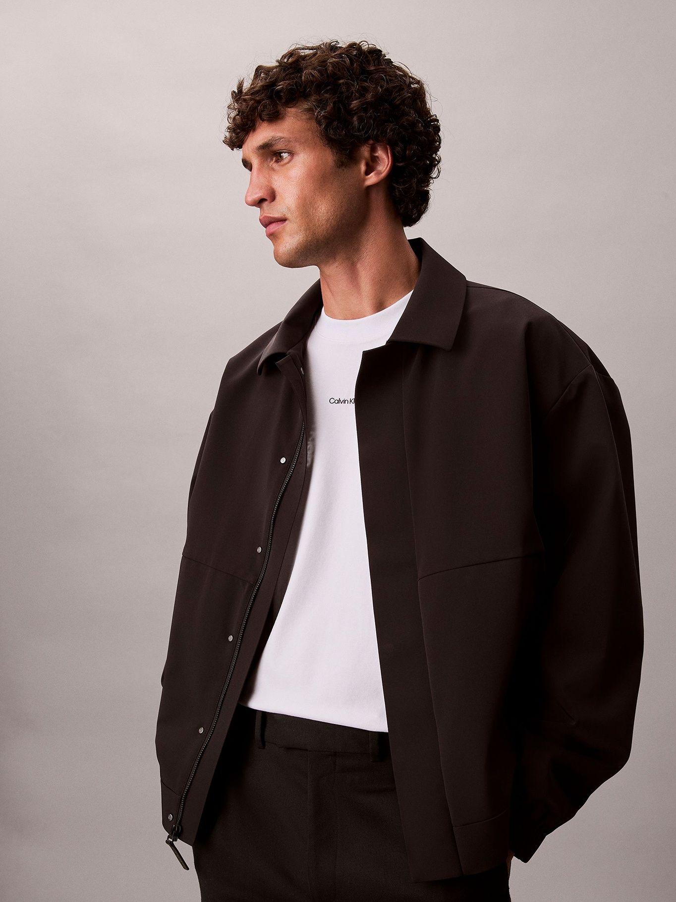 Polera Stretch con Nano Logo Blanco Calvin Klein-4