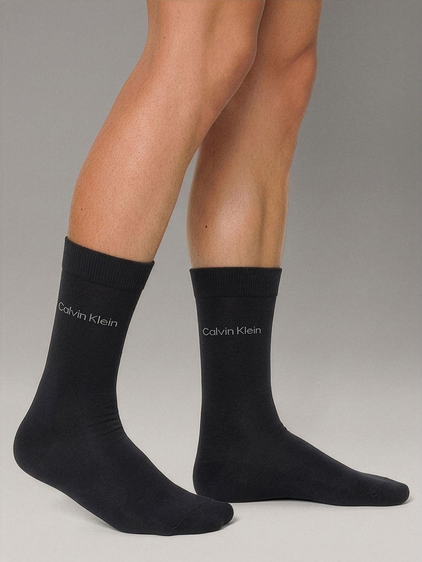 Pack de 3 Calcetines de Vestir Negro Calvin Klein-1